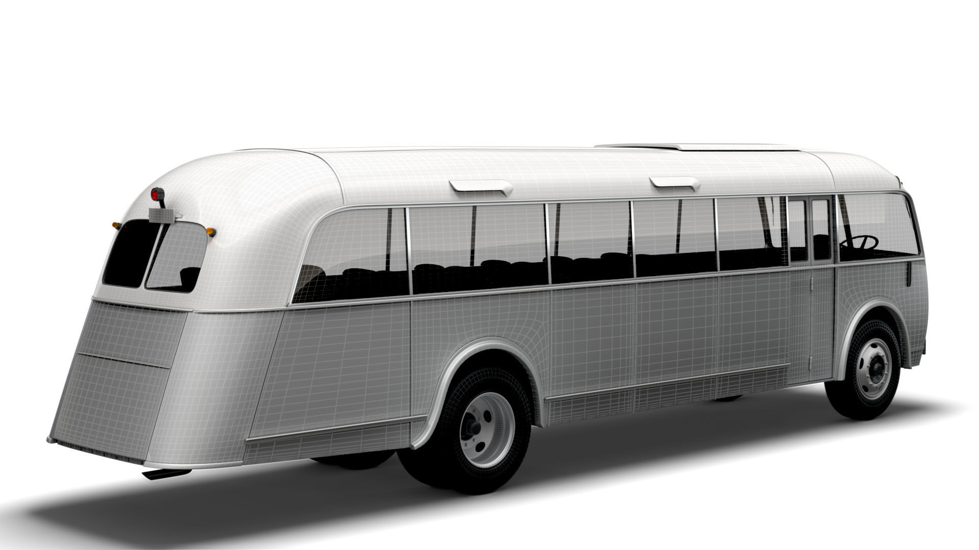 Generic Old Bus 3D model_14
