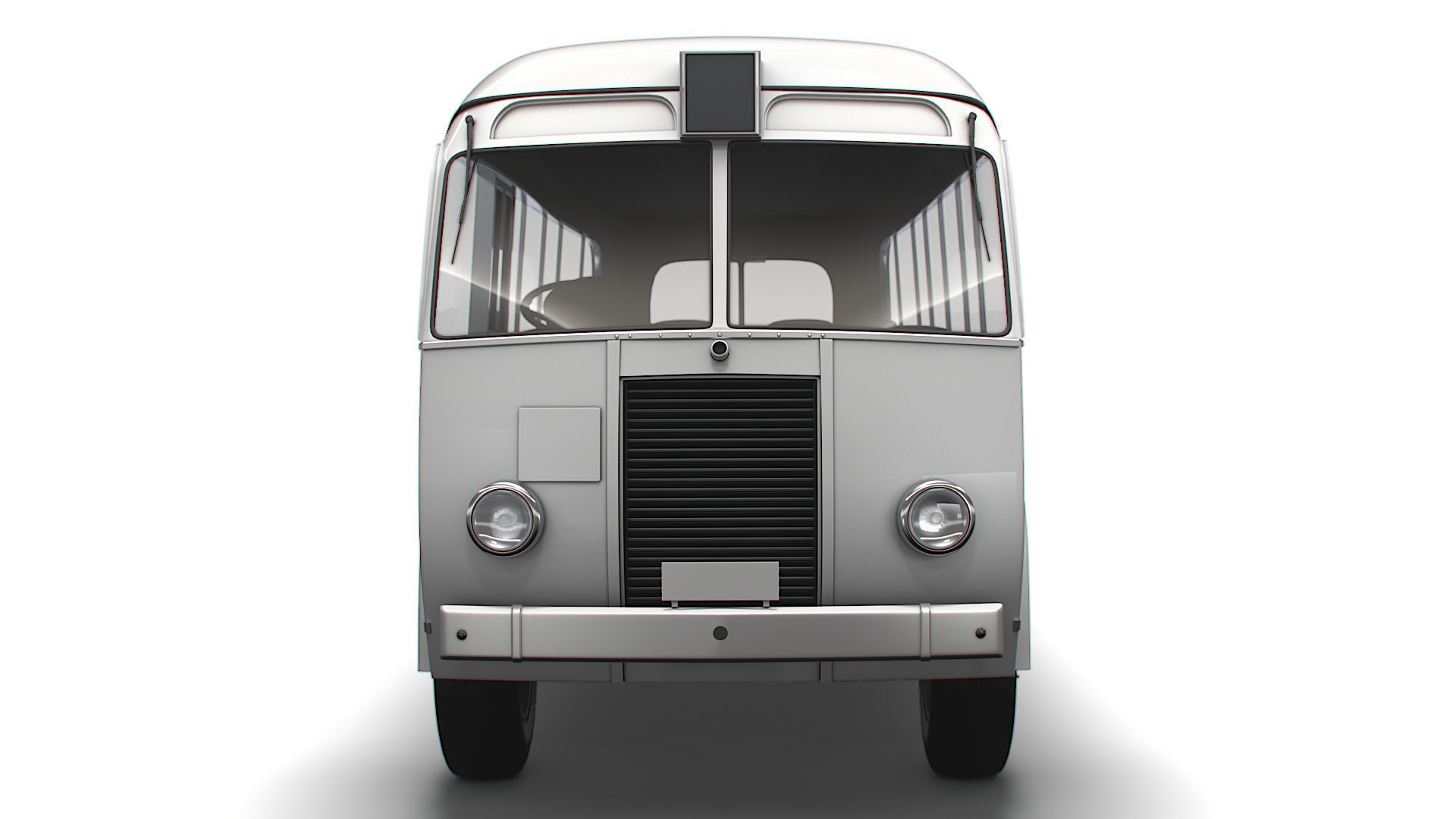 Generic Old Bus 3D model_6