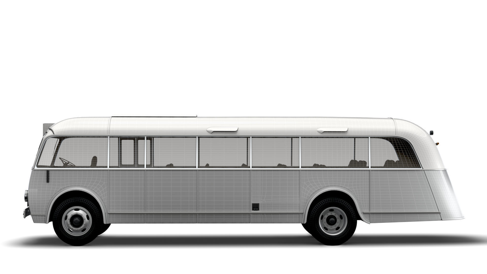 Generic Old Bus 3D model_16