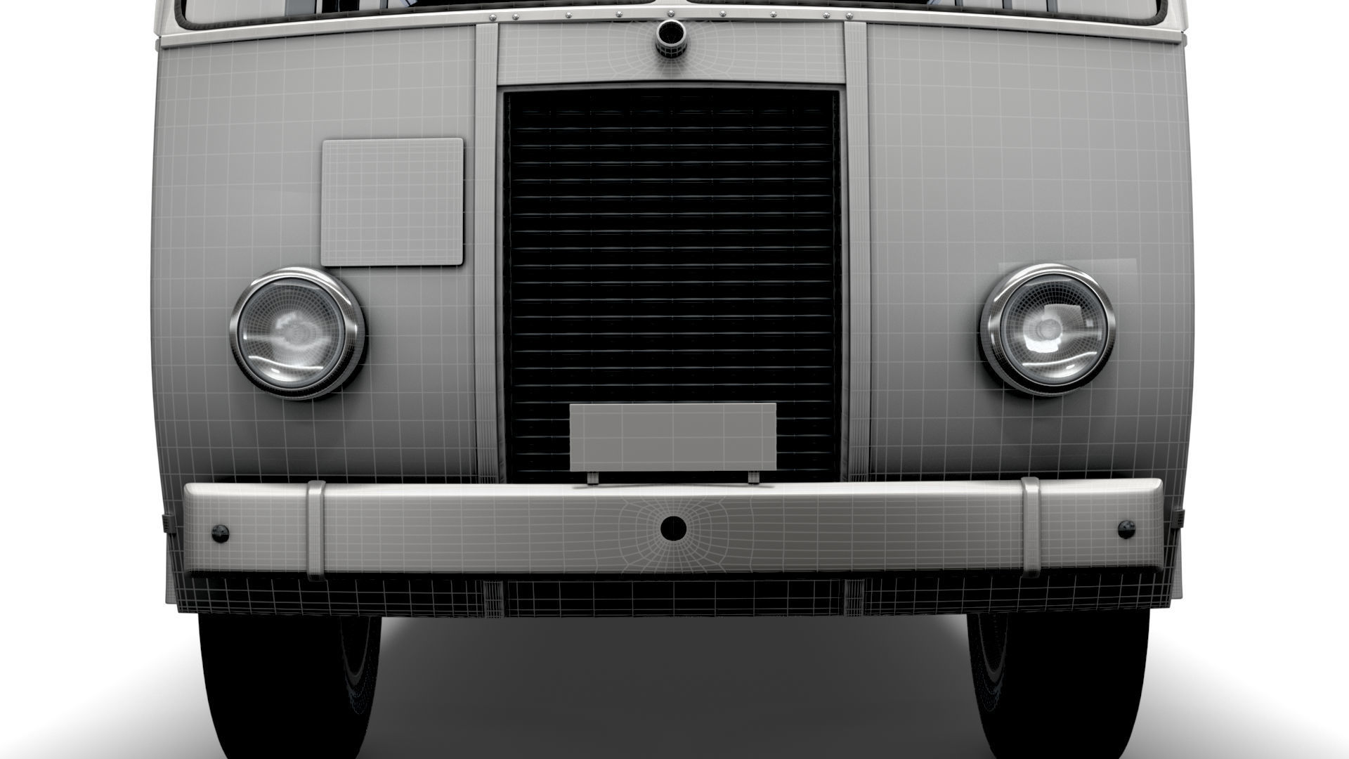 Generic Old Bus 3D model_19