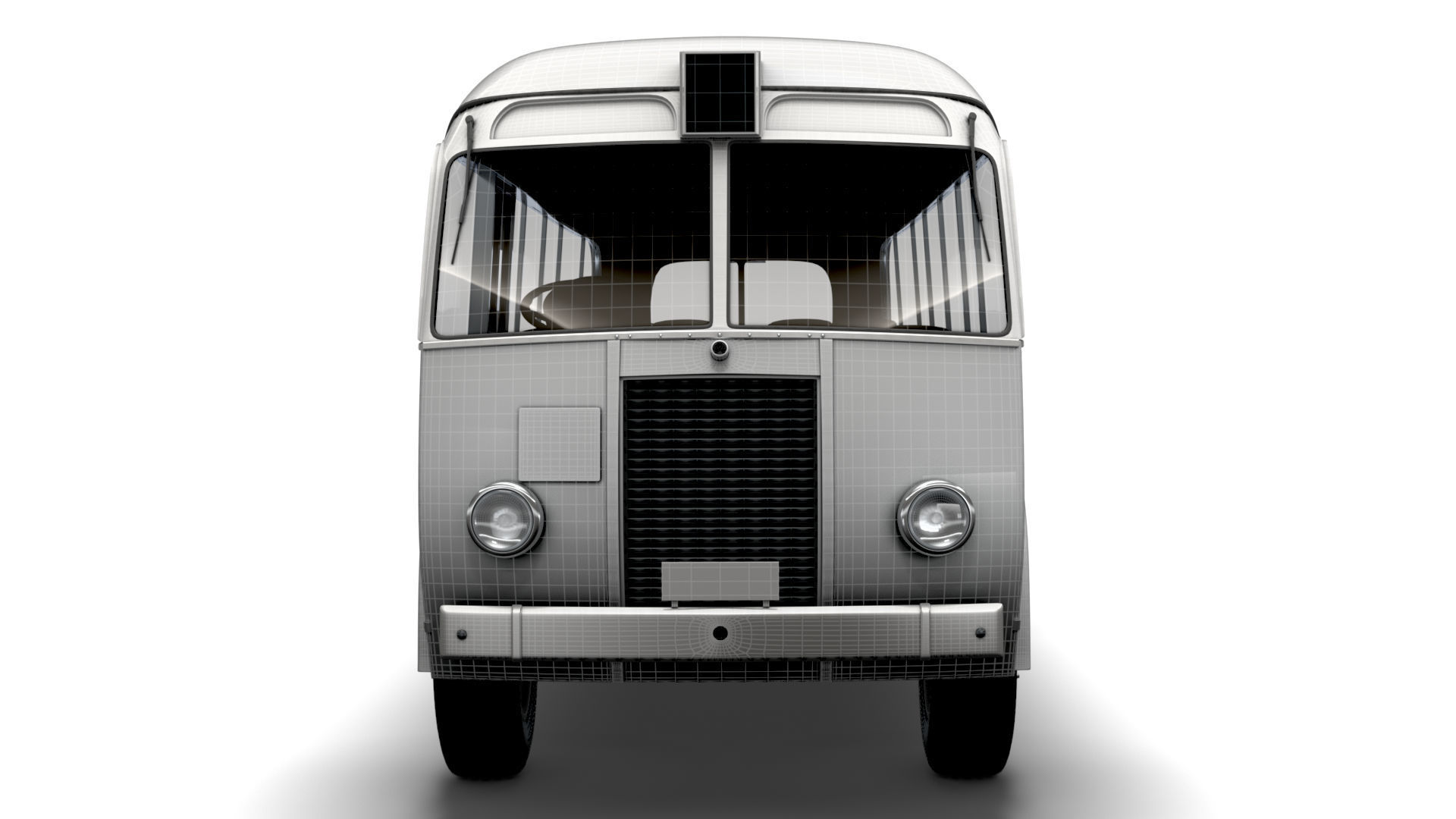 Generic Old Bus 3D model_18