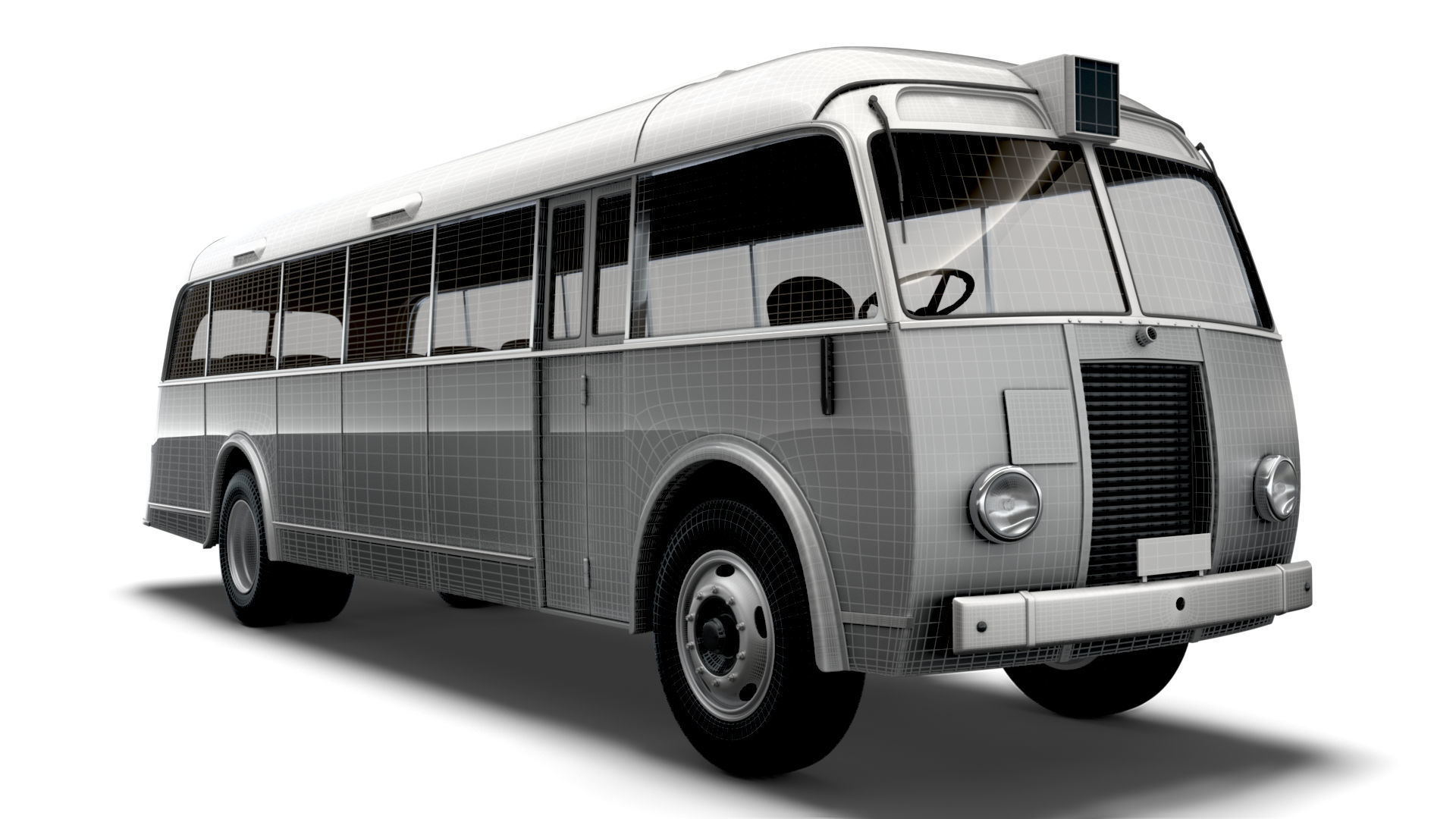 Generic Old Bus 3D model_12