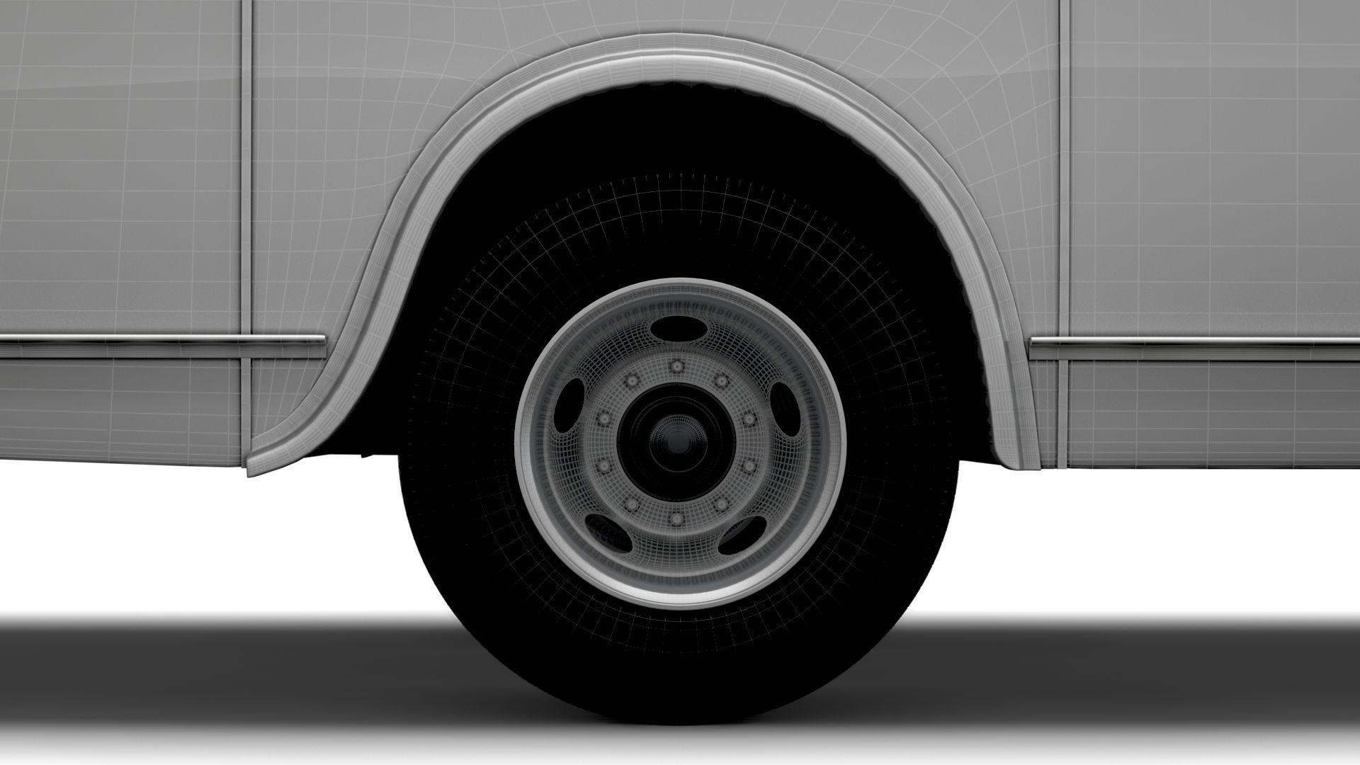 Generic Old Bus 3D model_21