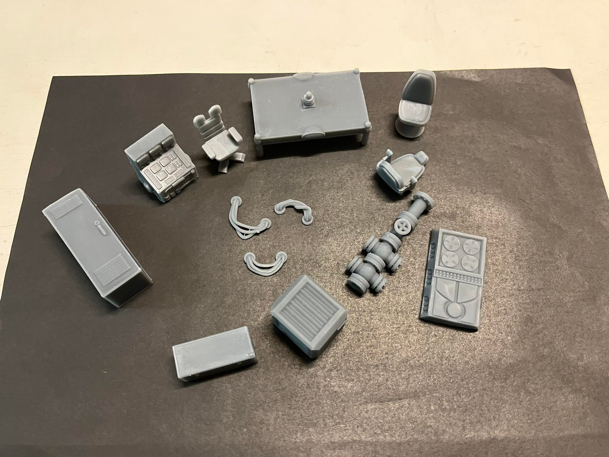 SCIFI TERRAIN BITZ VOL2  vault assets 3D print model_3