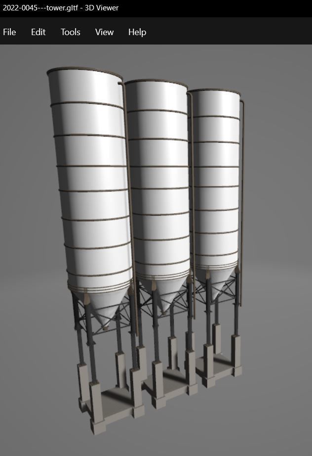 Industrial silo 3D model_7