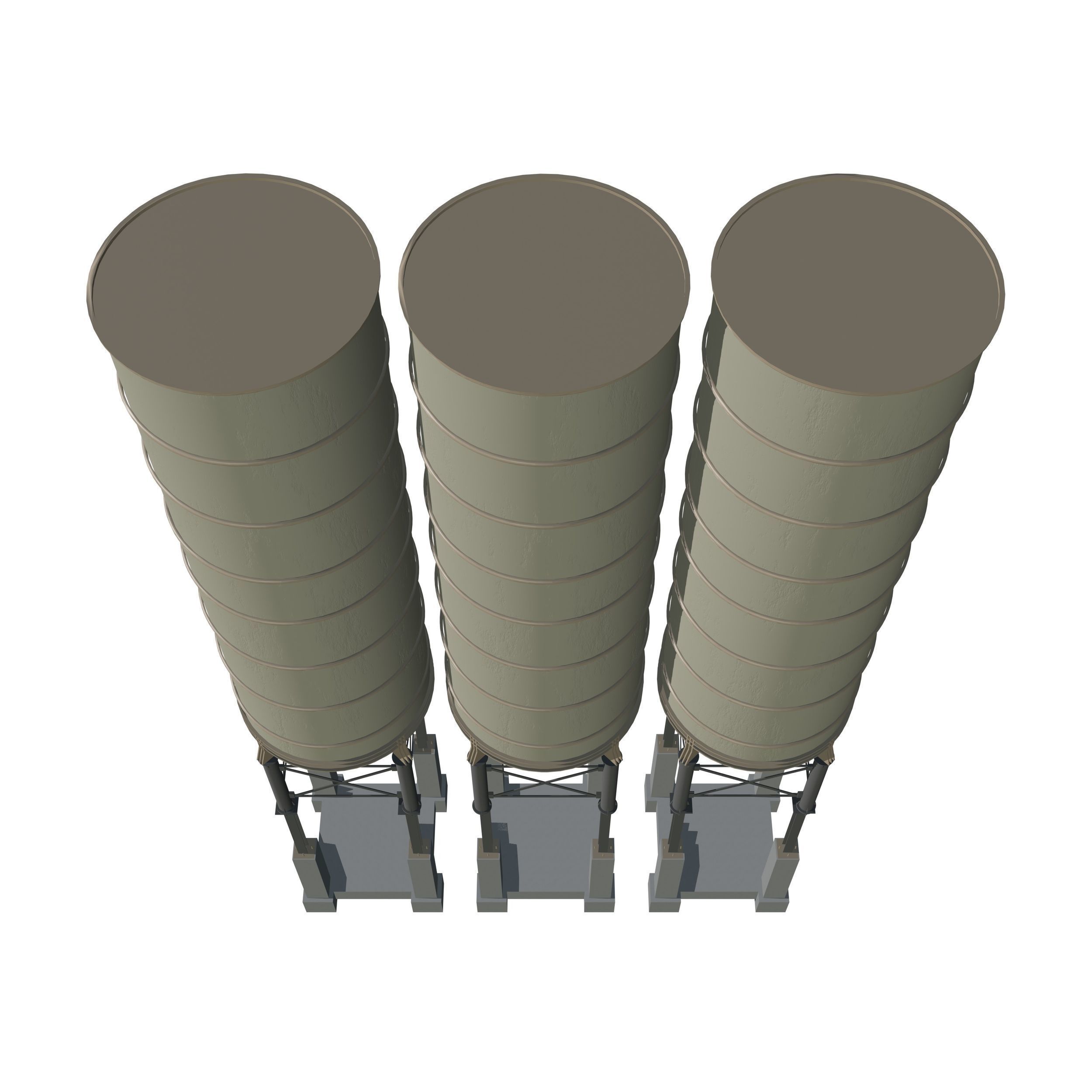 Industrial silo 3D model_2