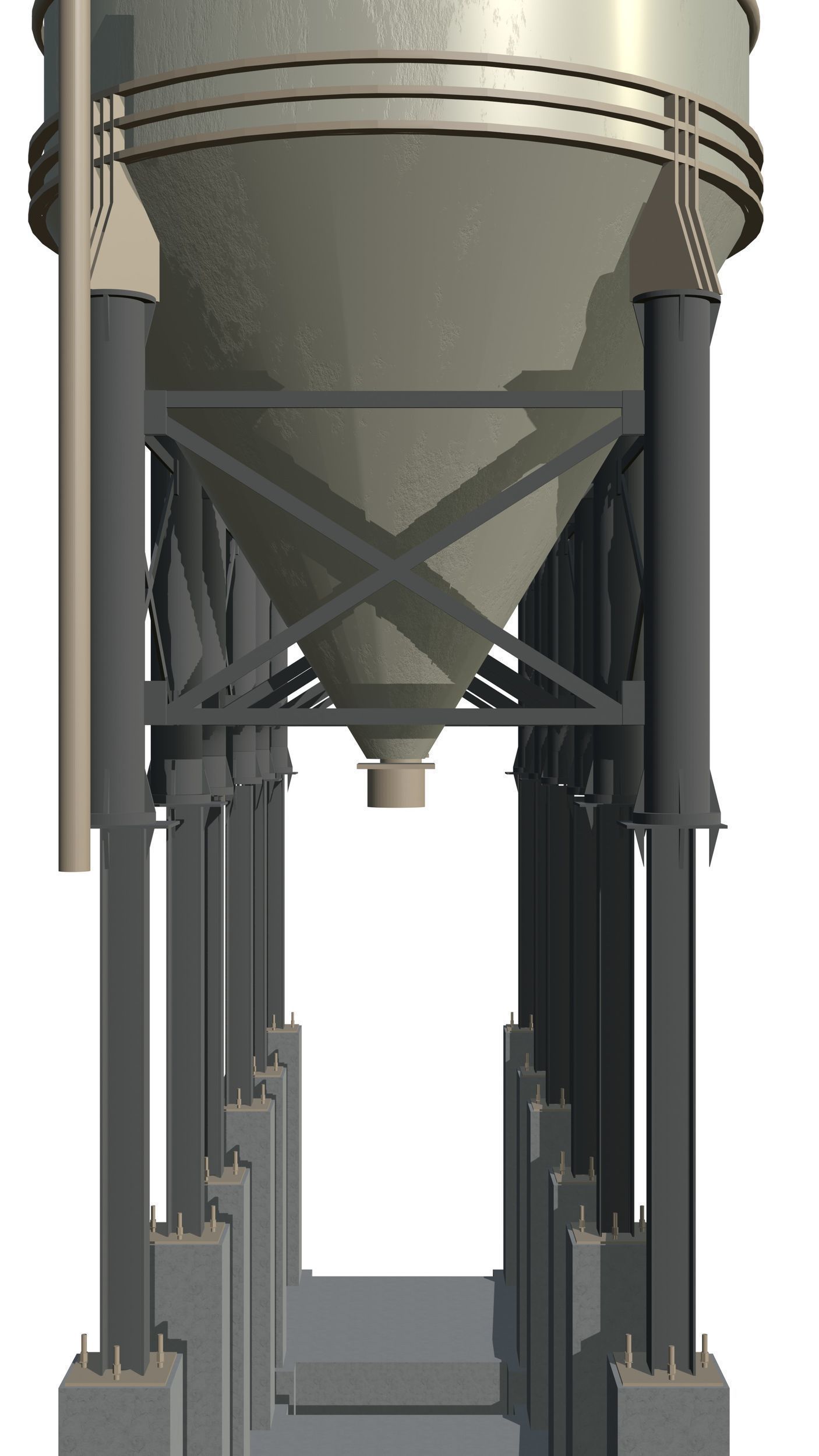 Industrial silo 3D model_5