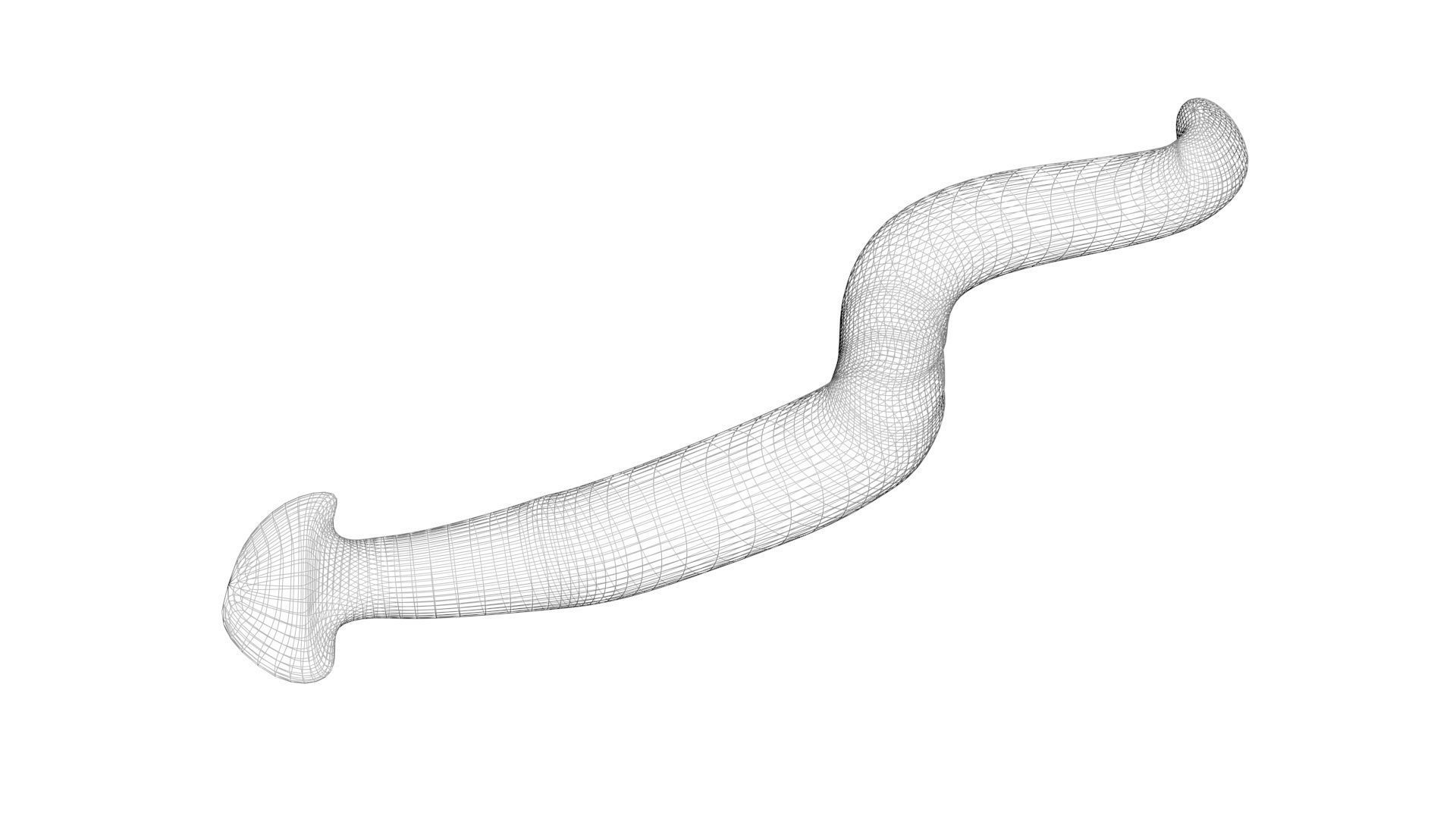 Worms Set 3D model_12