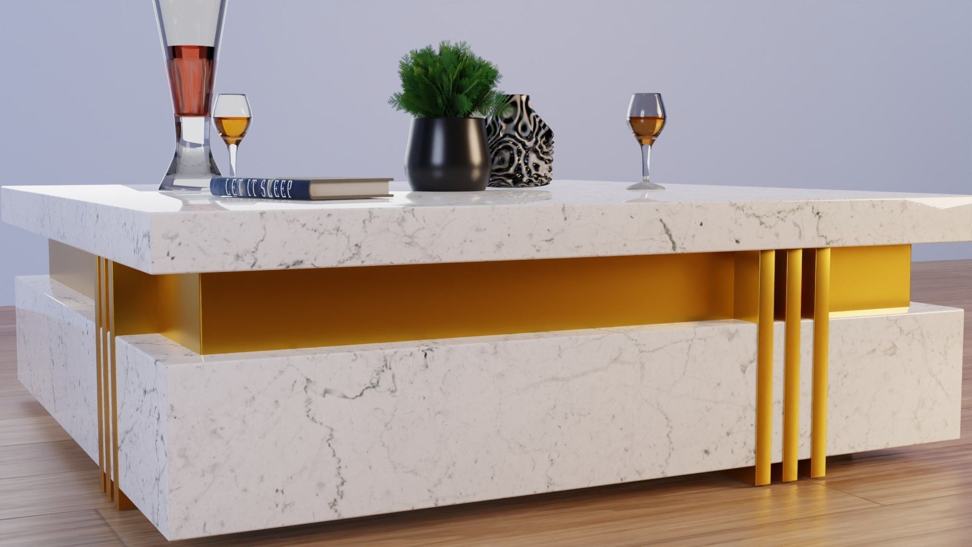 Coffee Table PART17 3D model_5