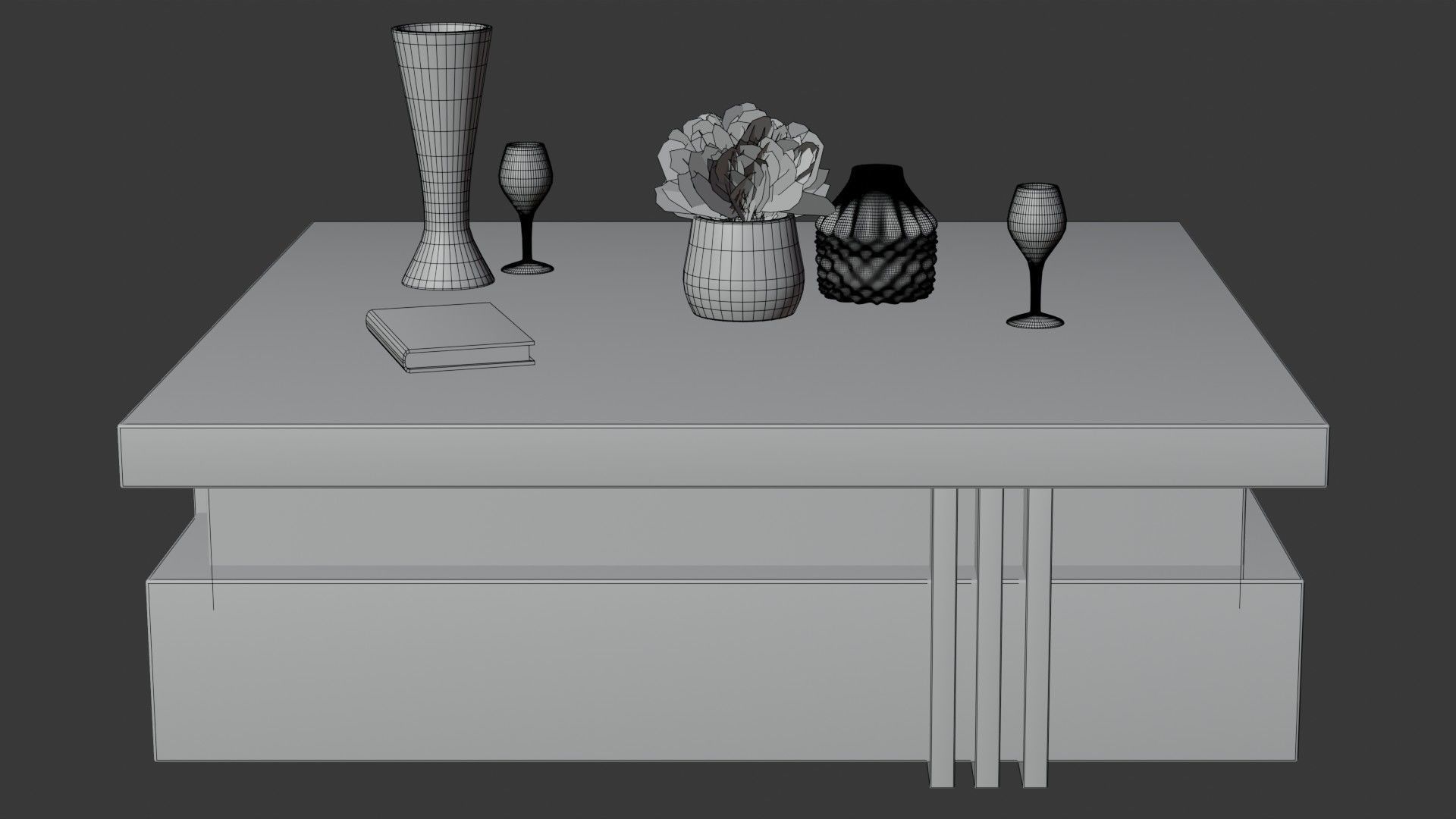 Coffee Table PART17 3D model_10