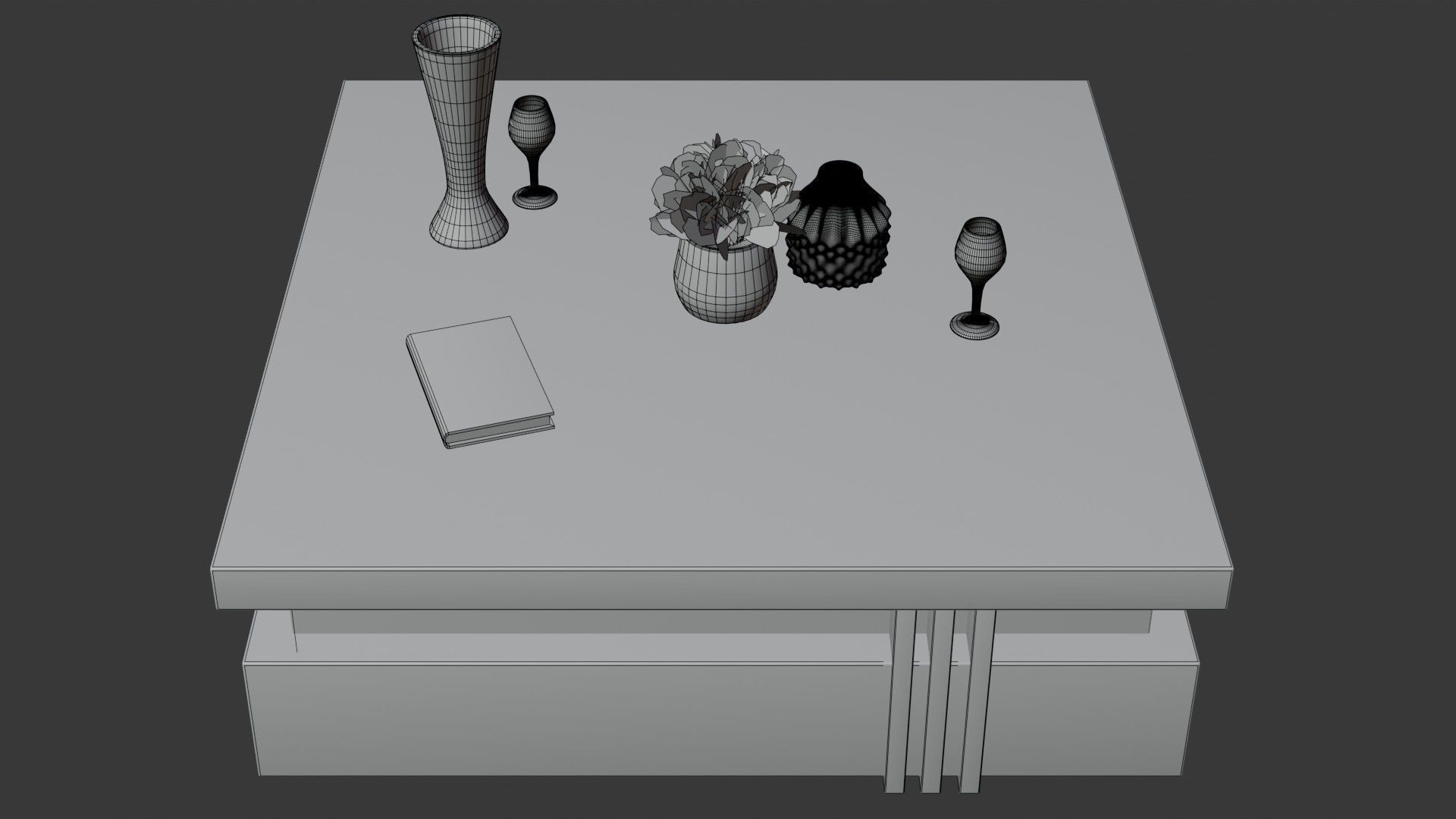 Coffee Table PART17 3D model_11