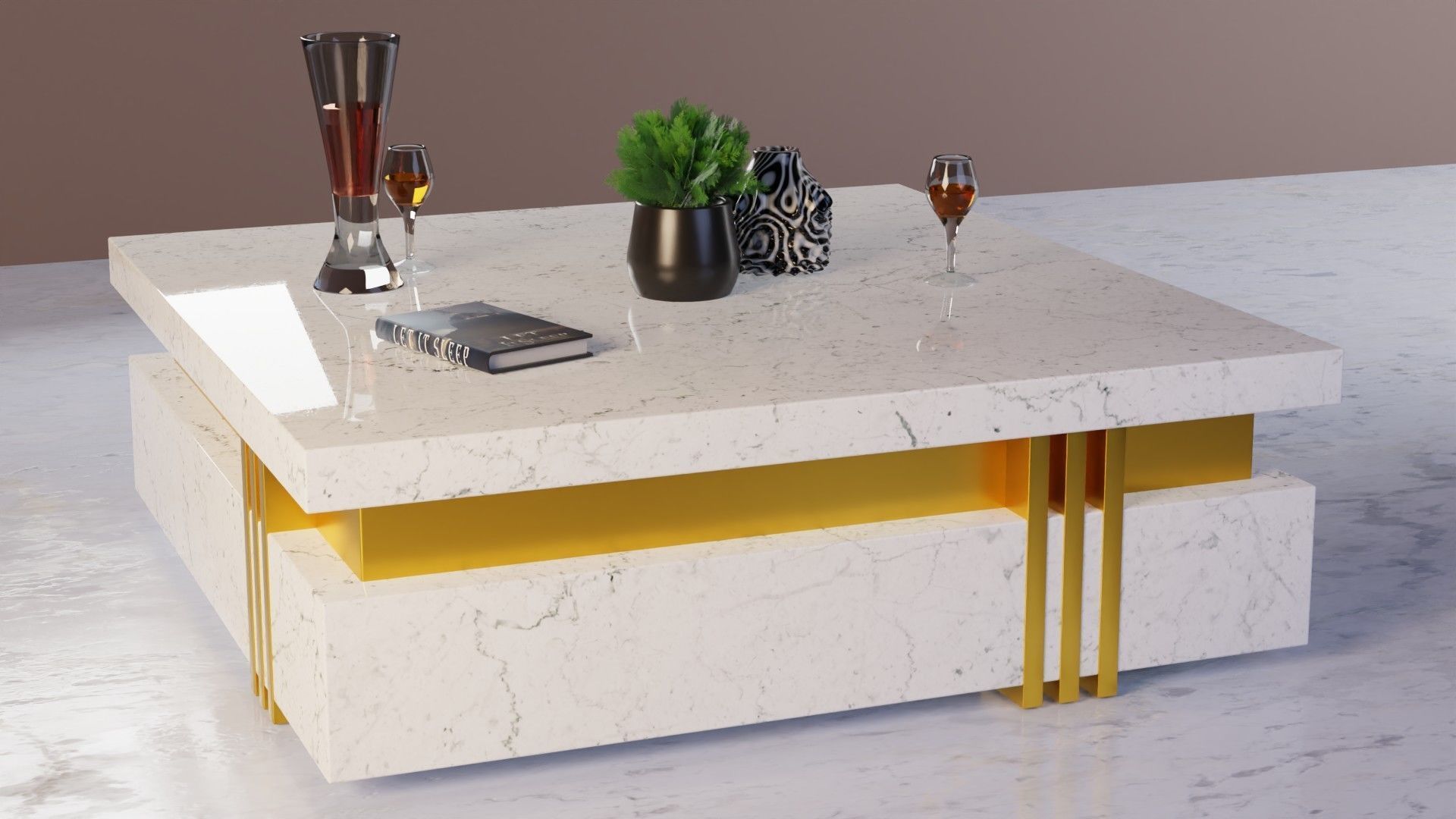 Coffee Table PART17 3D model_2