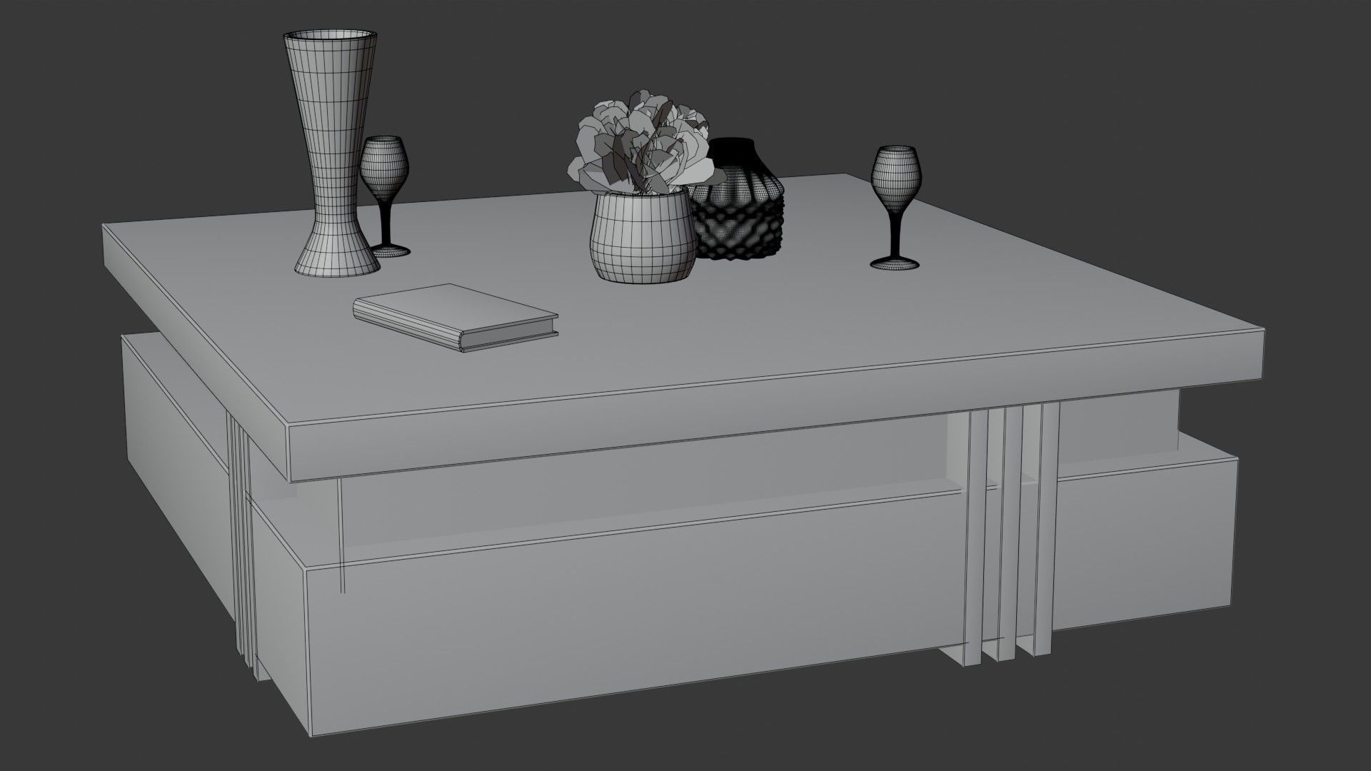 Coffee Table PART17 3D model_12
