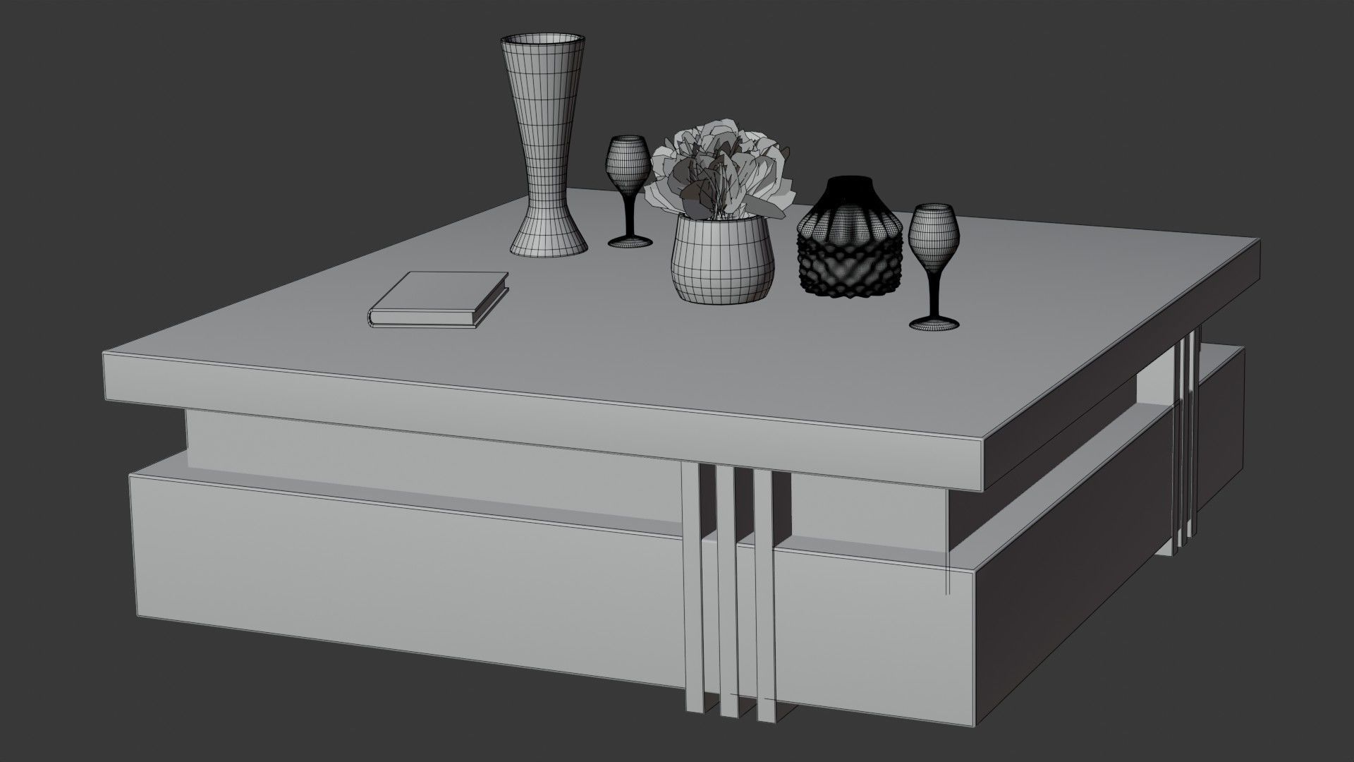 Coffee Table PART17 3D model_8
