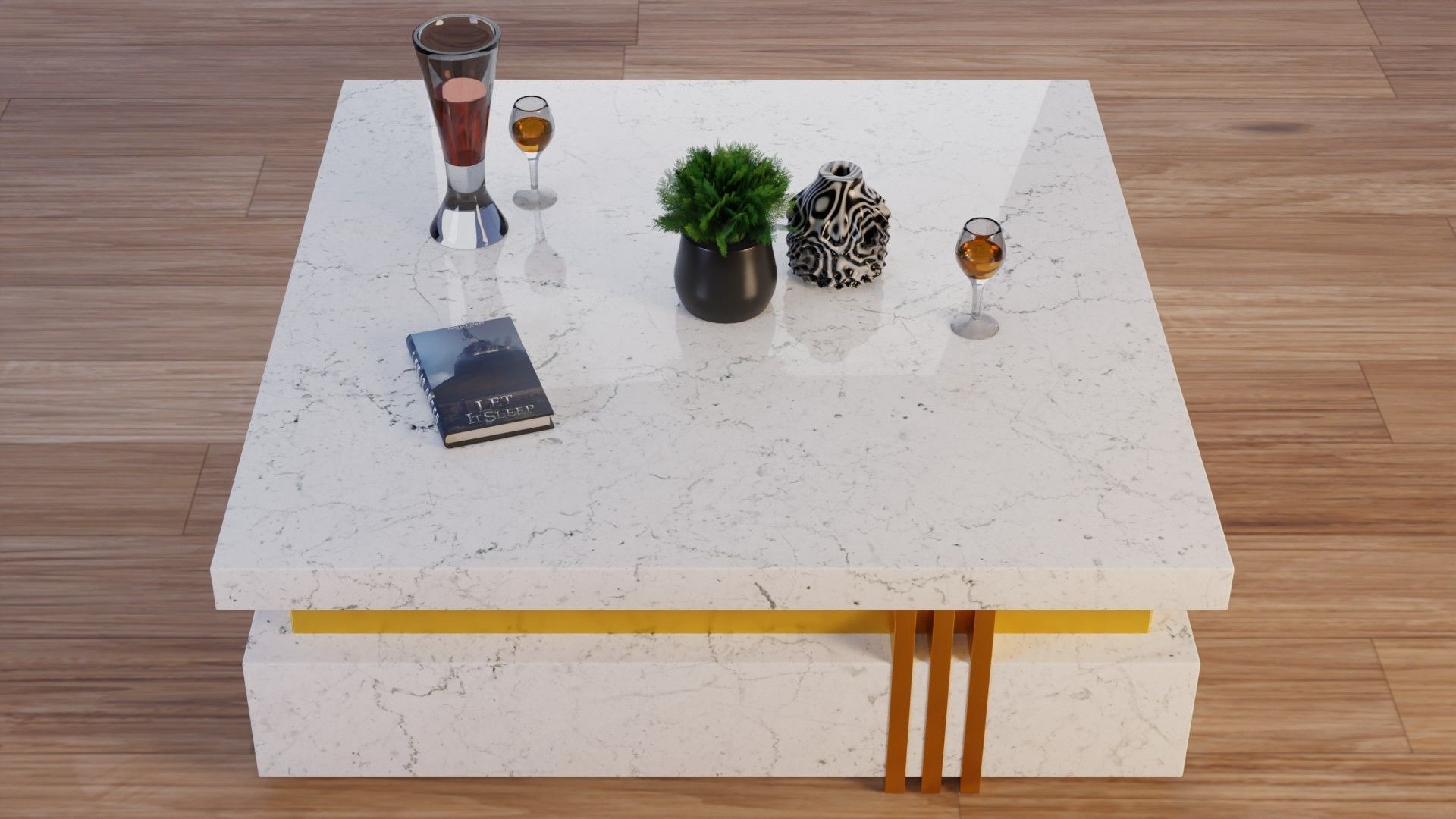 Coffee Table PART17 3D model_4