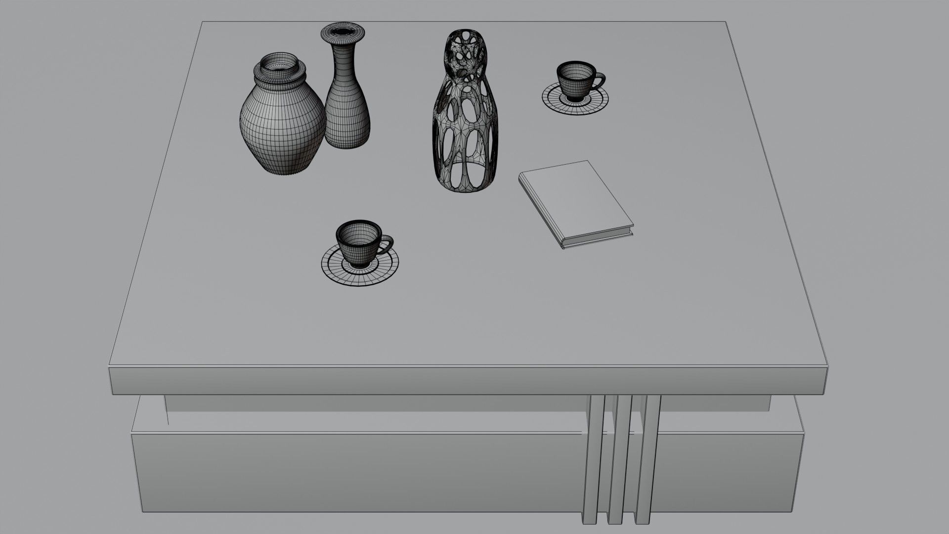 Coffee Table PART18 3D model_12