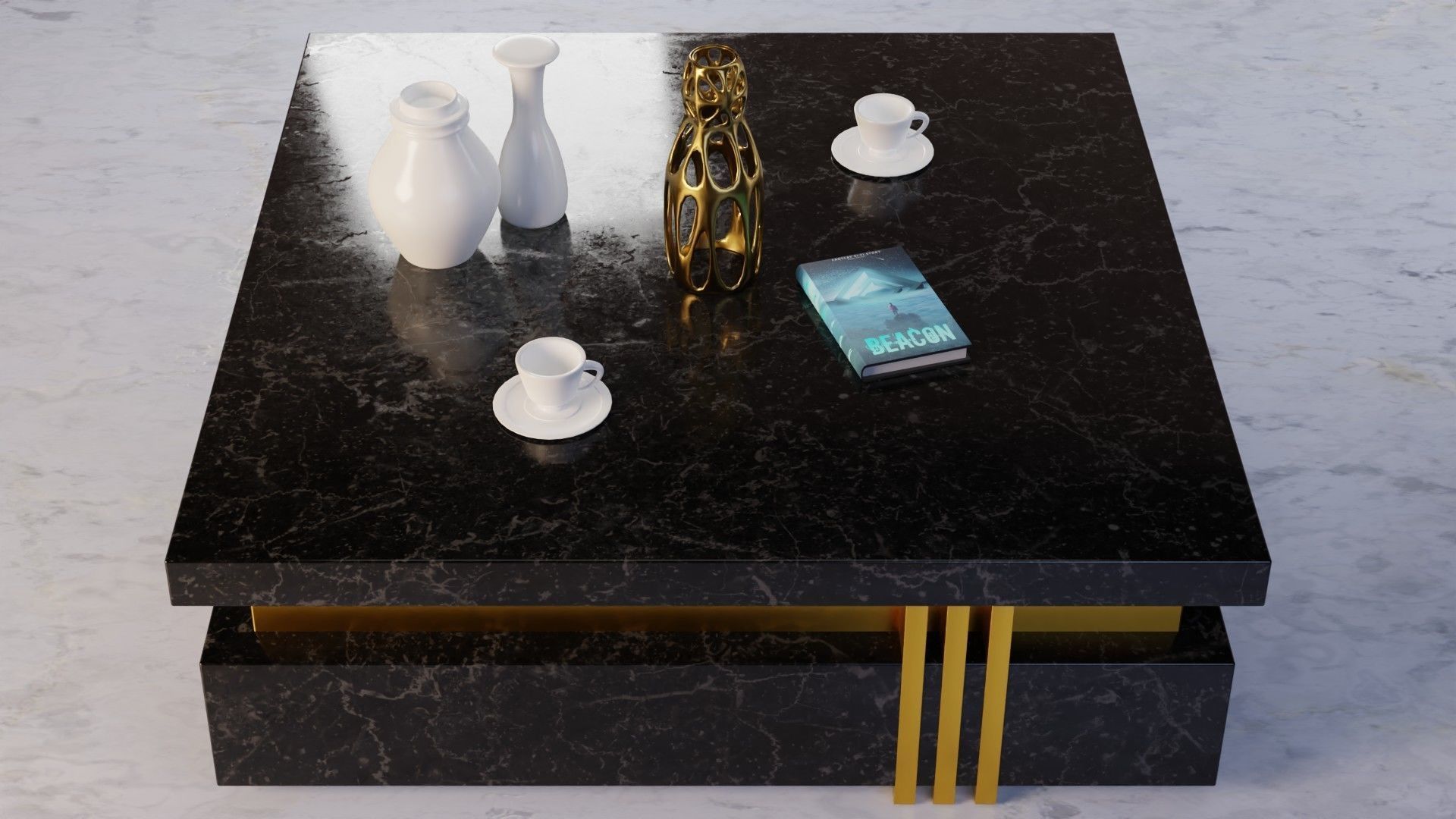 Coffee Table PART18 3D model_4