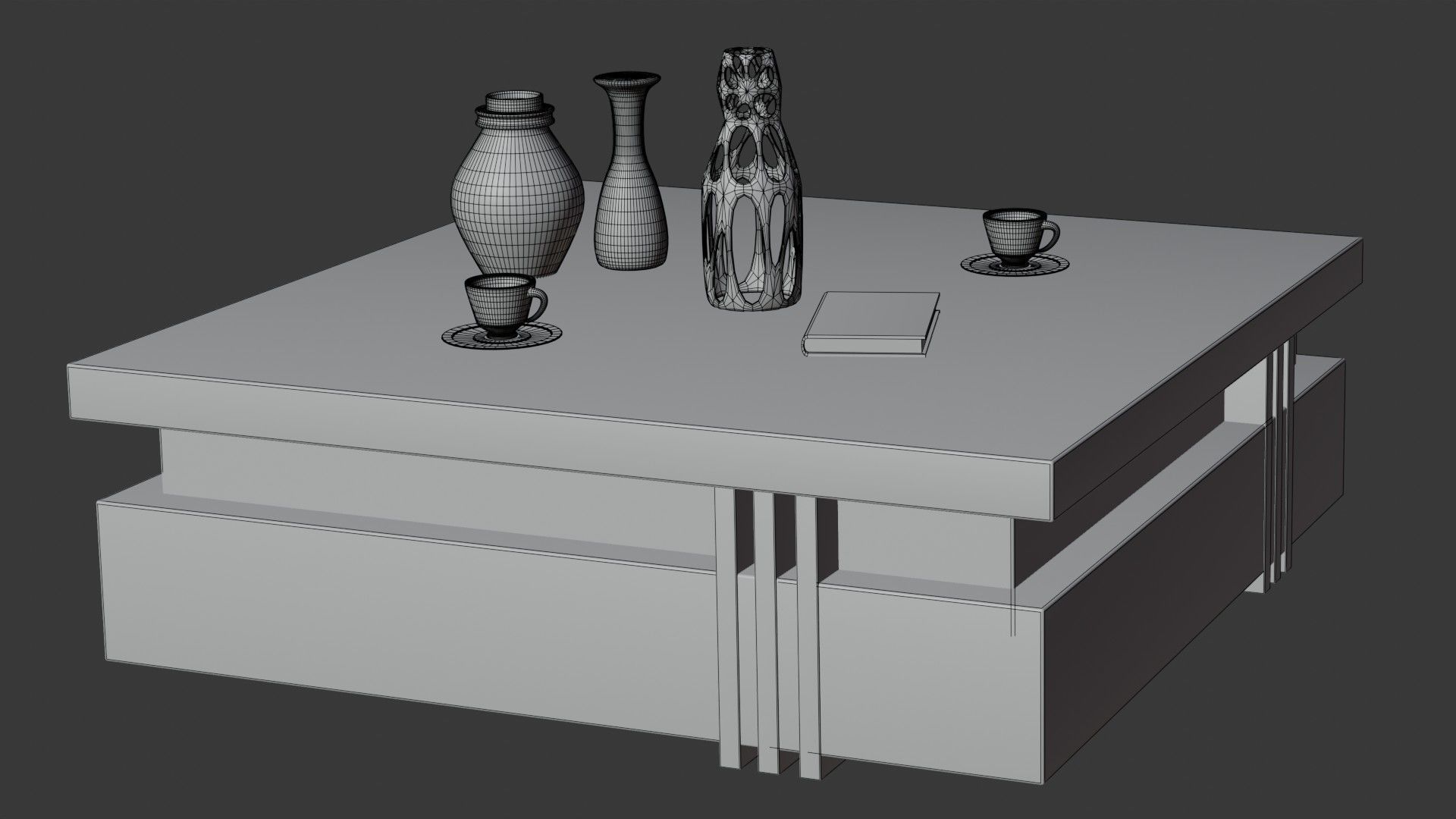 Coffee Table PART18 3D model_13