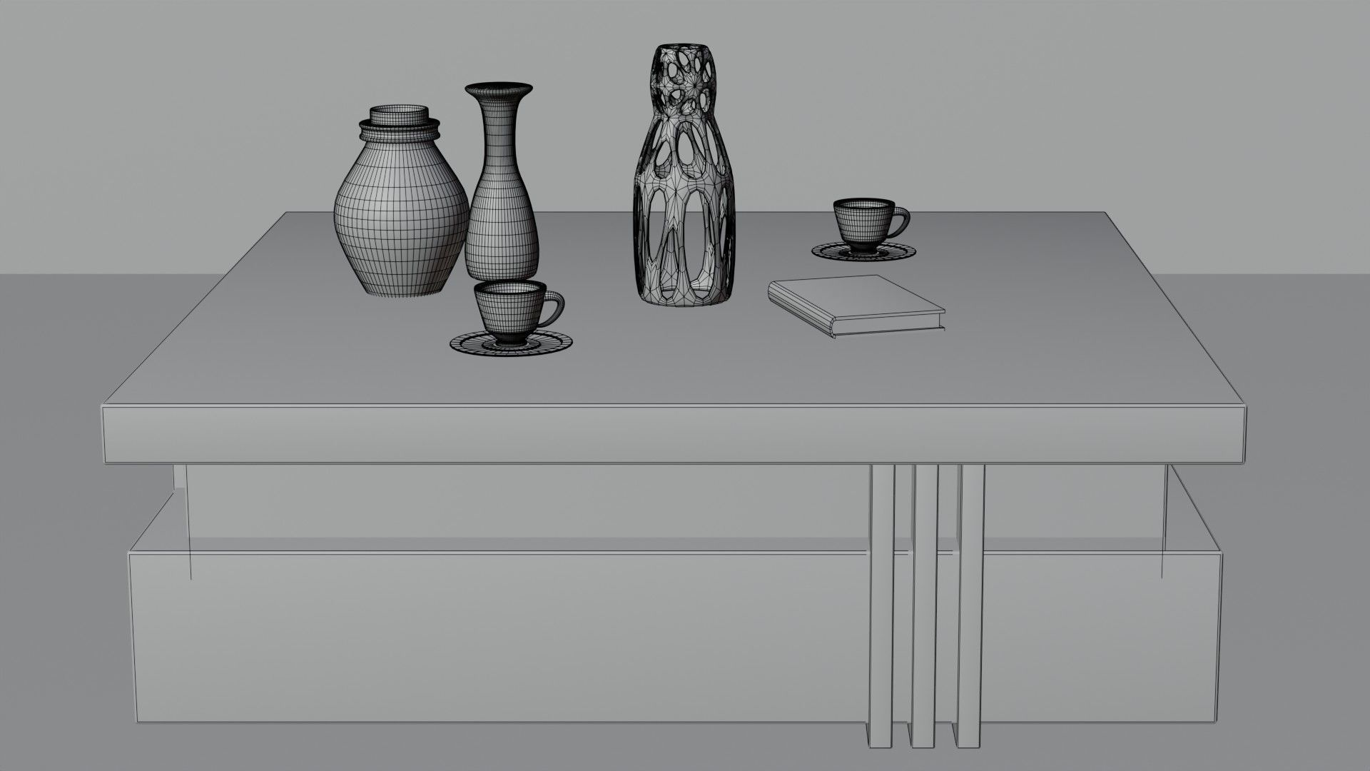Coffee Table PART18 3D model_9