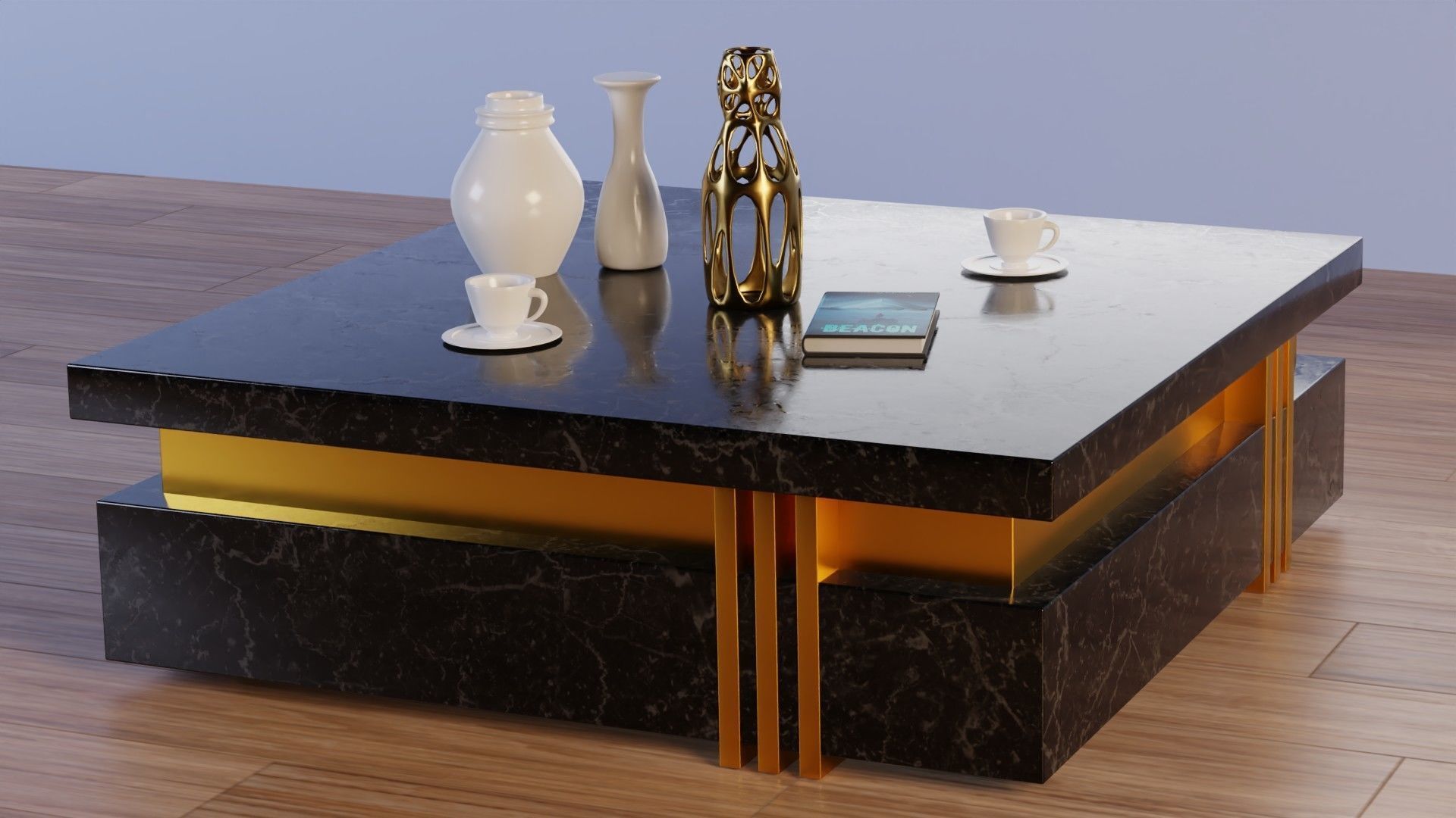 Coffee Table PART18 3D model_1