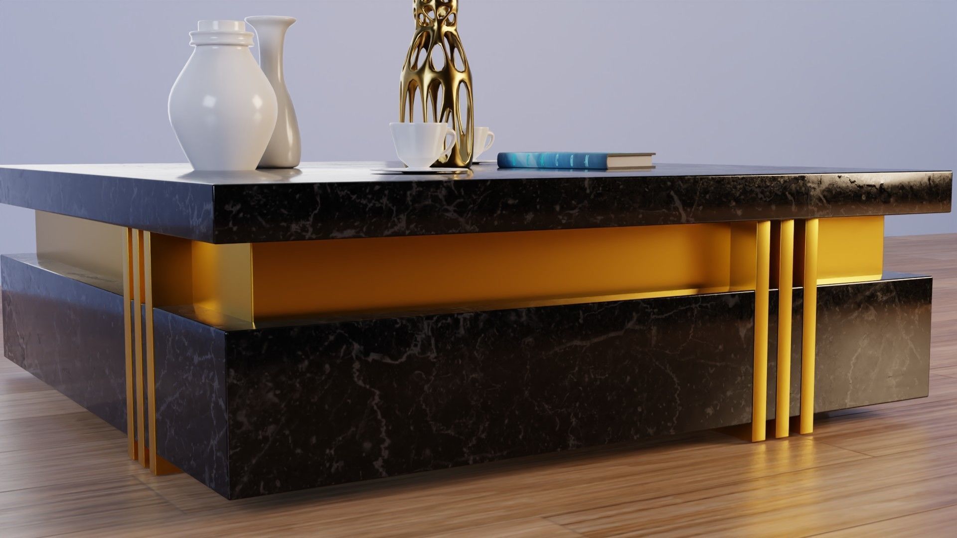 Coffee Table PART18 3D model_5