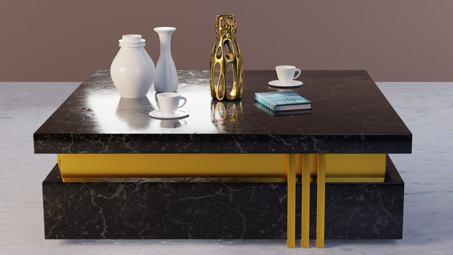 Coffee Table PART18 3D model_3