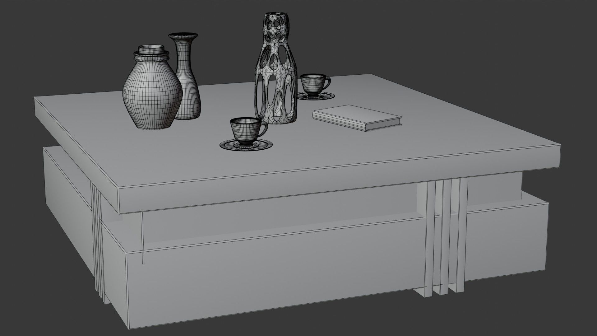 Coffee Table PART18 3D model_10