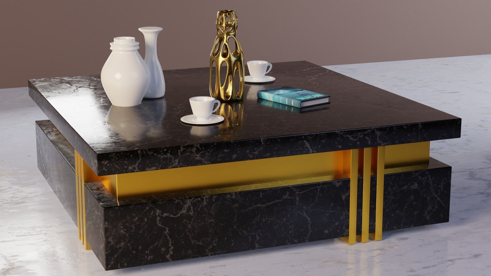 Coffee Table PART18 3D model_2