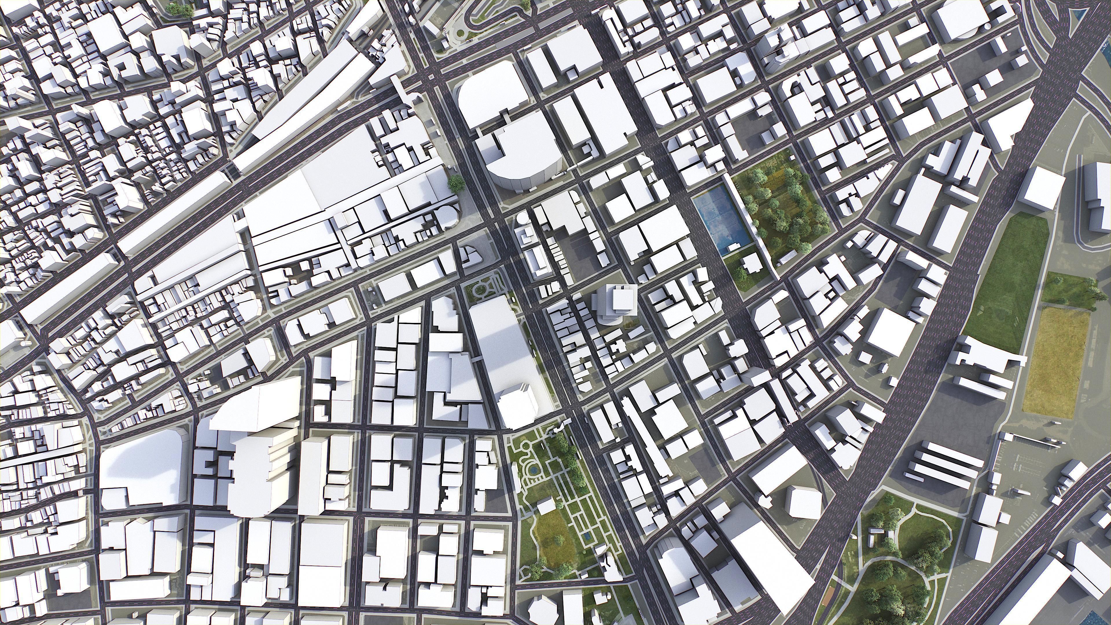 Kobe - 3D City Model Low-poly 3D model_8