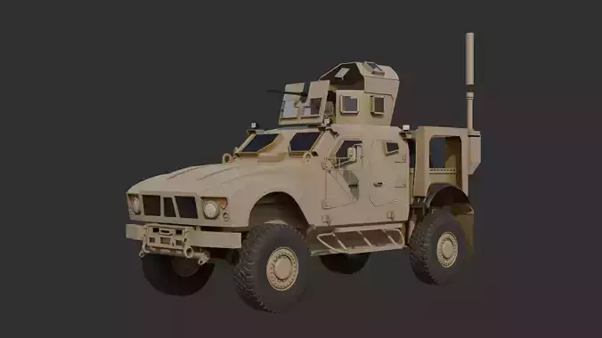Oshkosh M-ATV 3D low poly model