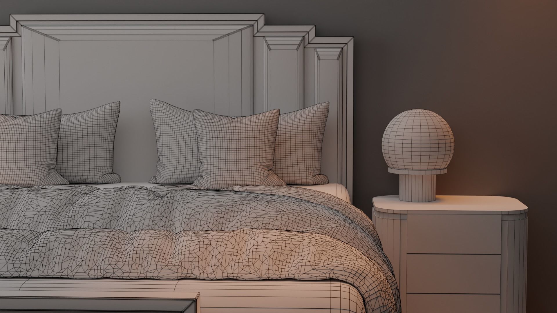 Bed 02 3D model_11