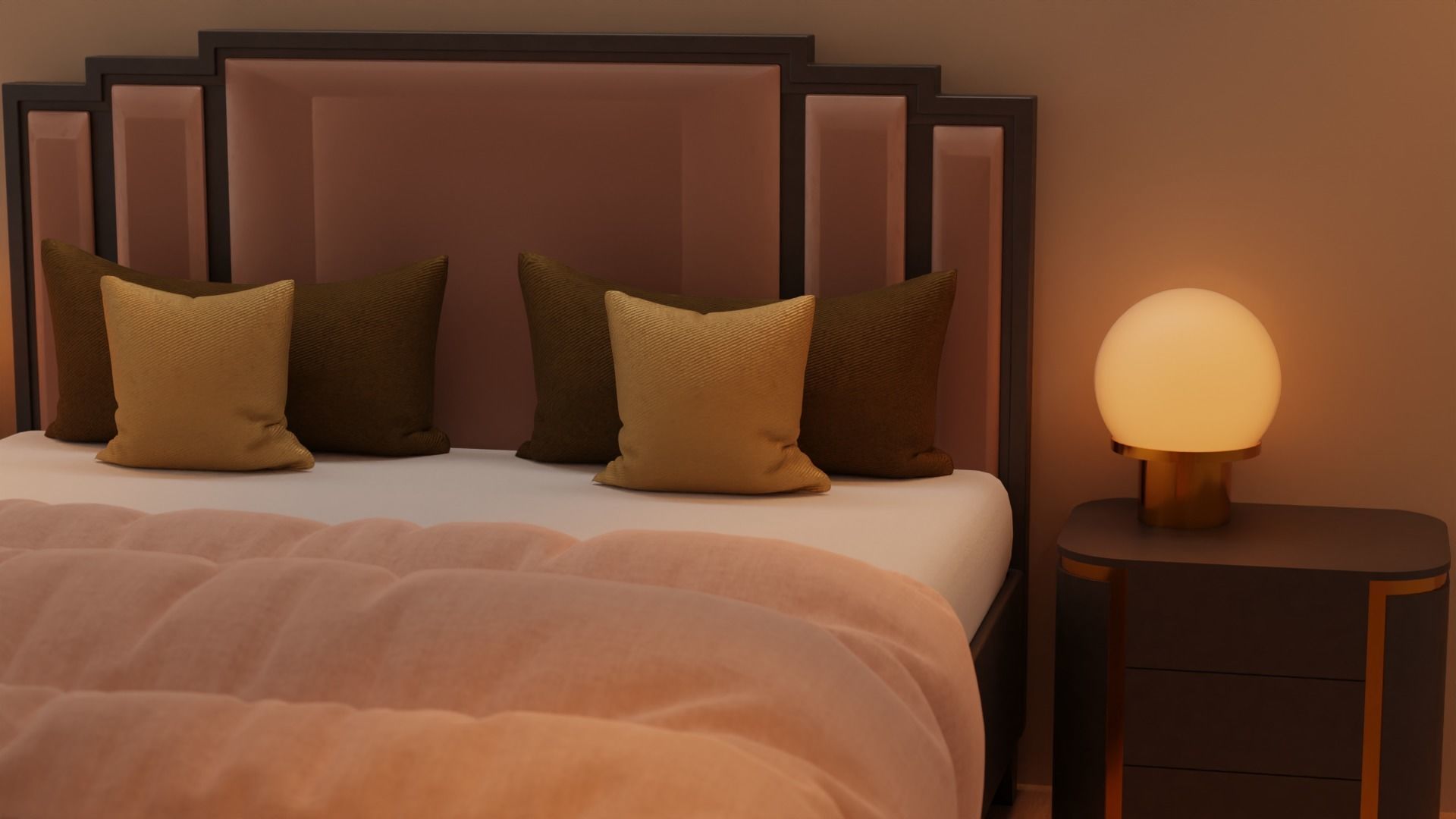 Bed 02 3D model_4