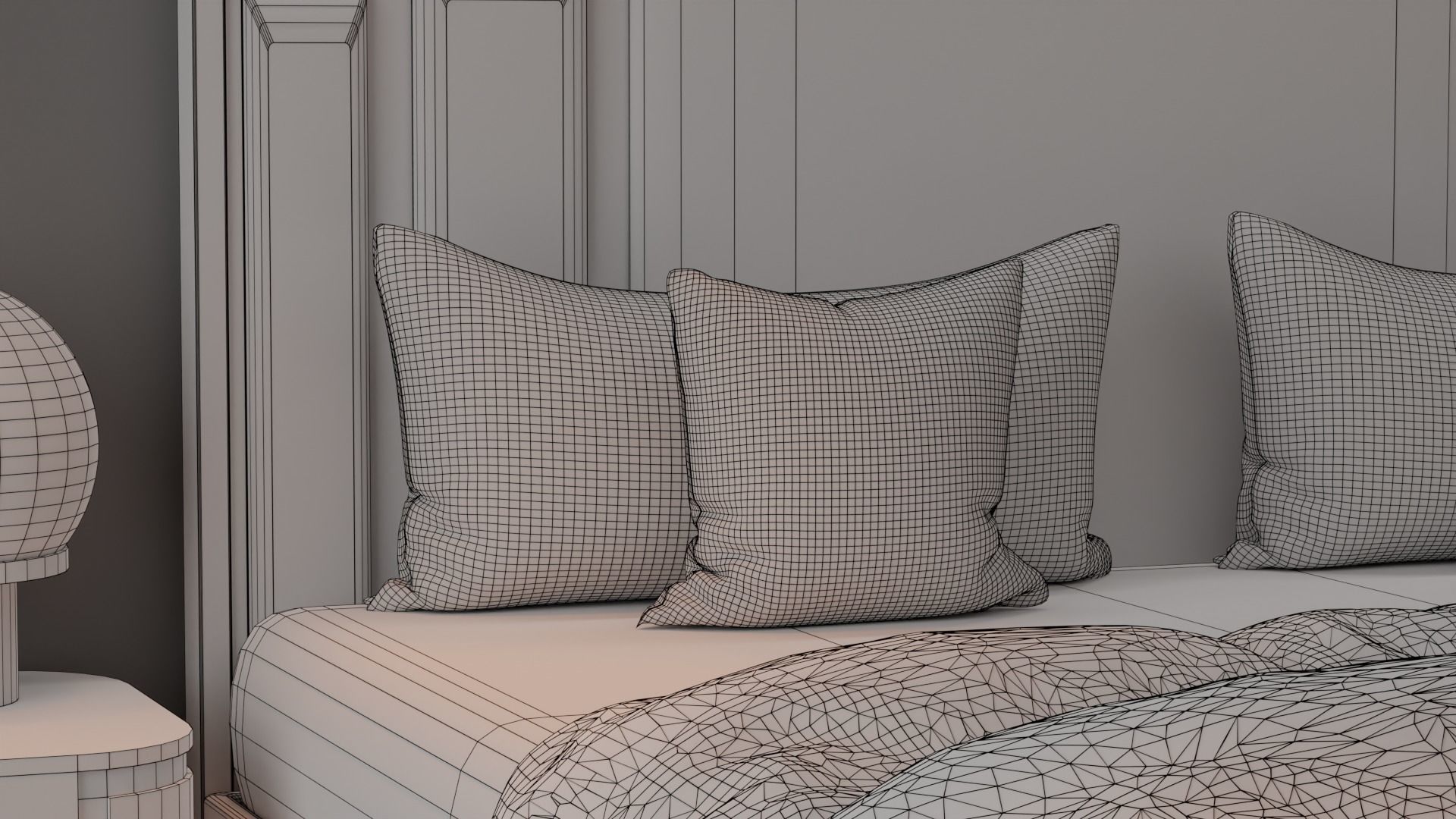 Bed 02 3D model_9
