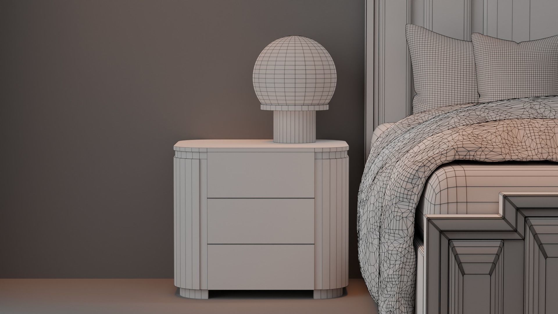 Bed 02 3D model_7