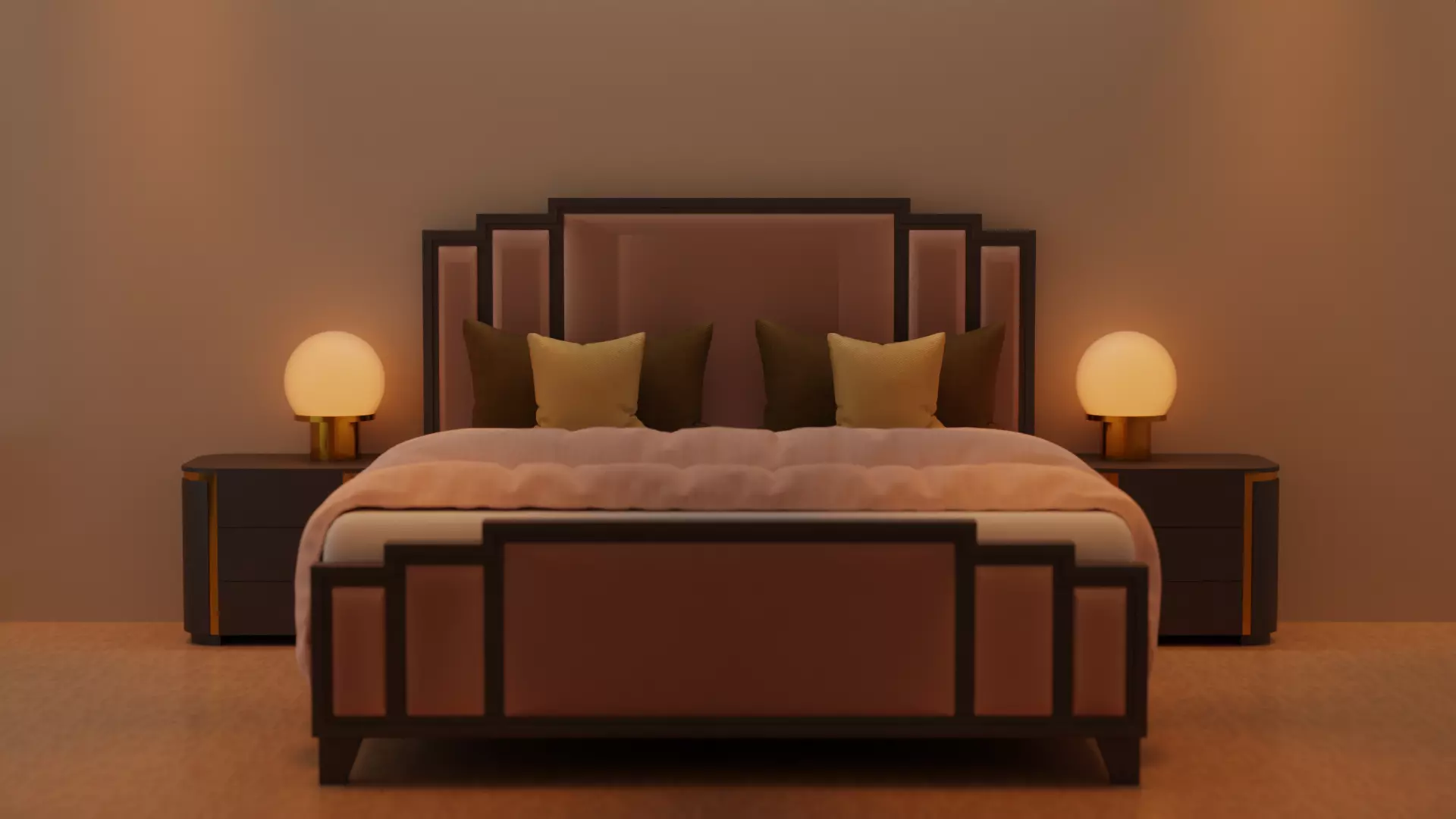 Bed 02 3D model_0