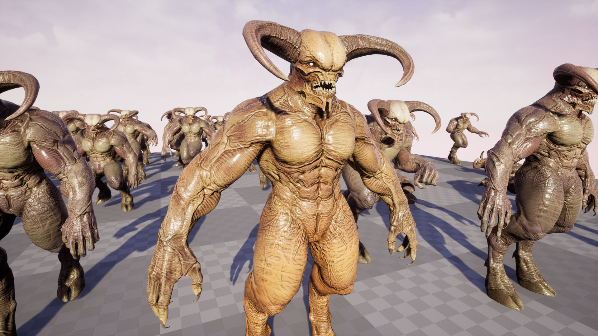 High Demon Low-poly 3D model_22