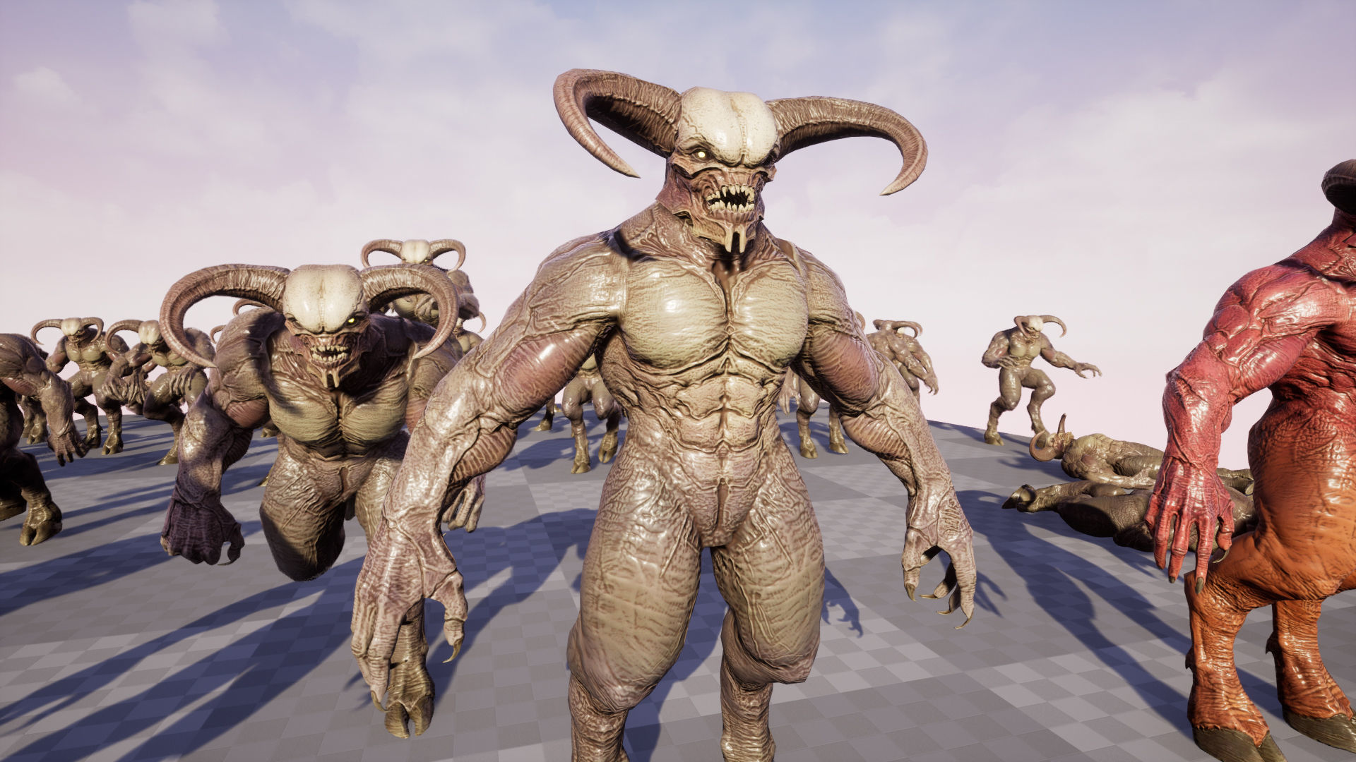 High Demon Low-poly 3D model_24