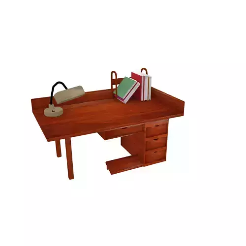STUDY TABLE  3D model