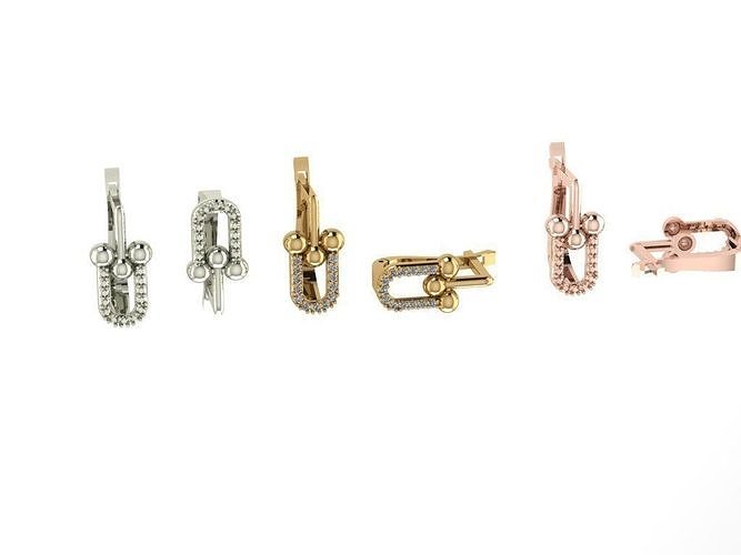 earrings Tiffany and Co 3D print model