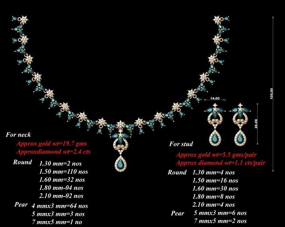  necklace bulk 40  stl files ready to print  part 04 3D print model_17