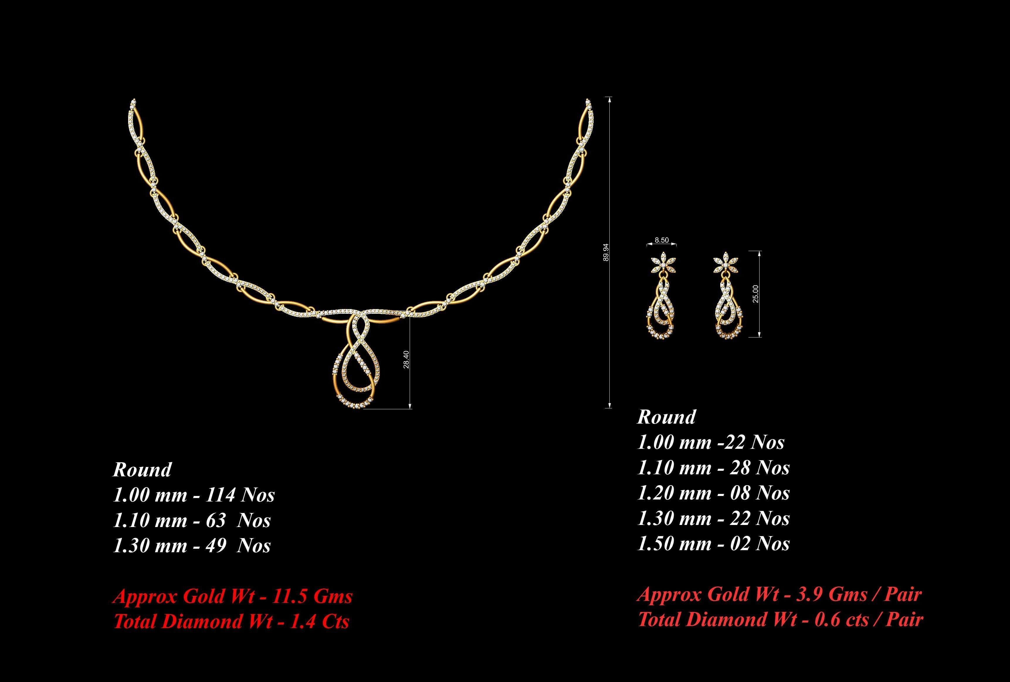  necklace bulk 40  stl files ready to print  part 04 3D print model_38