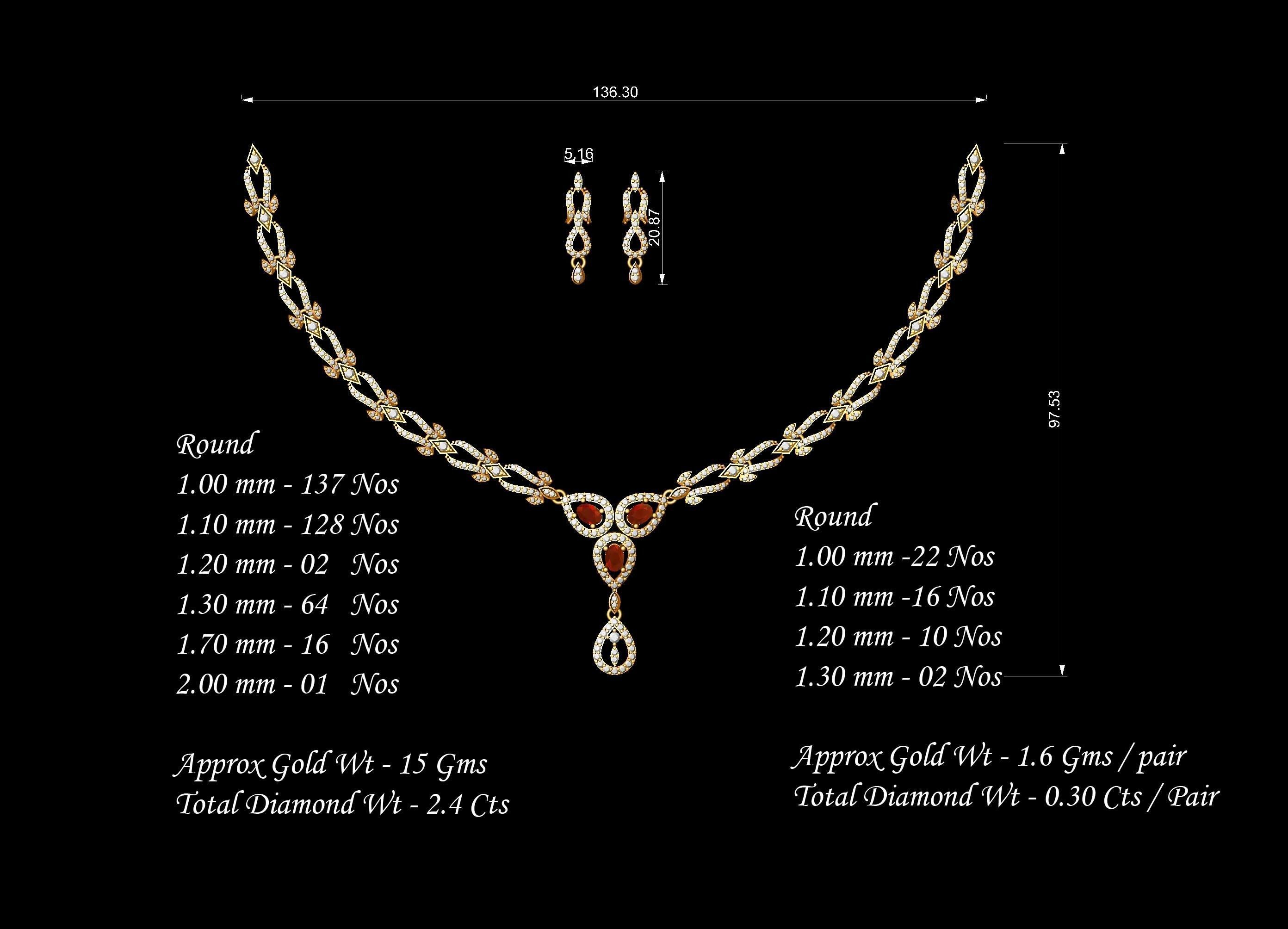  necklace bulk 40  stl files ready to print  part 04 3D print model_35