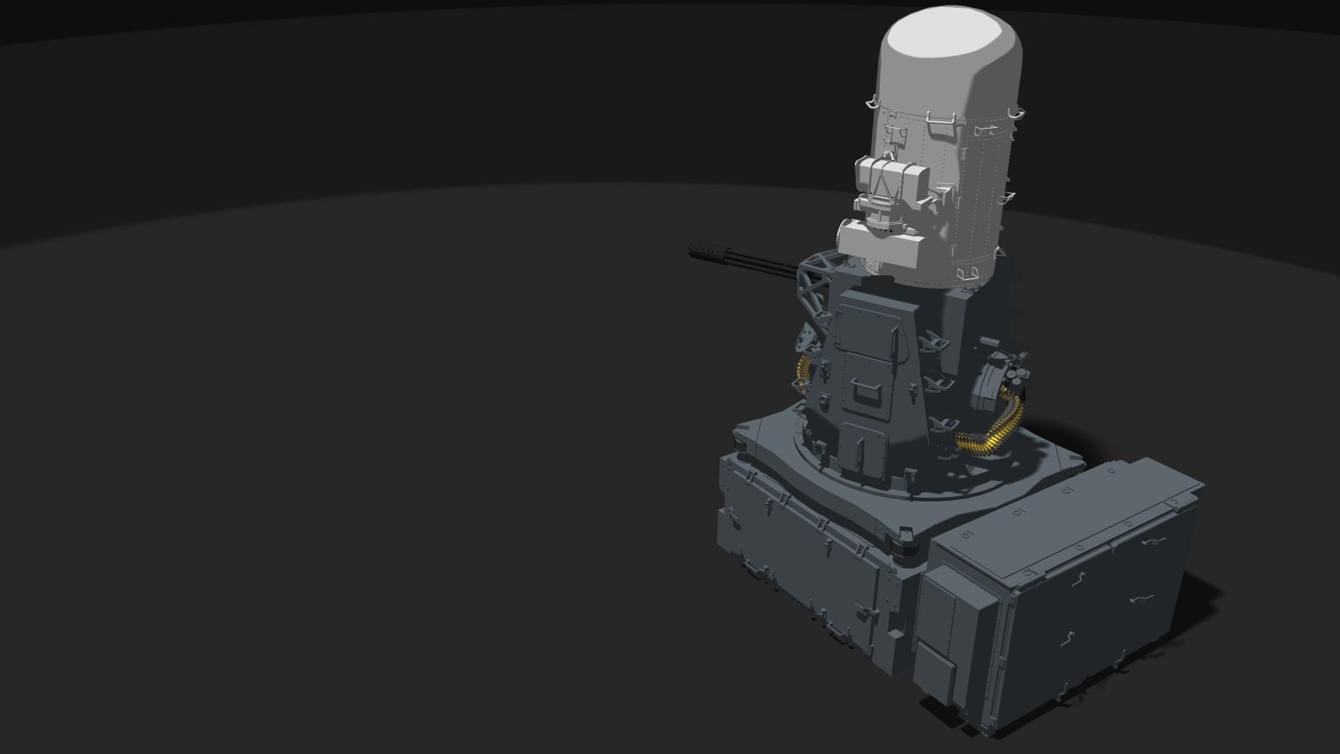 Phalanx CIWS Free 3D model_3