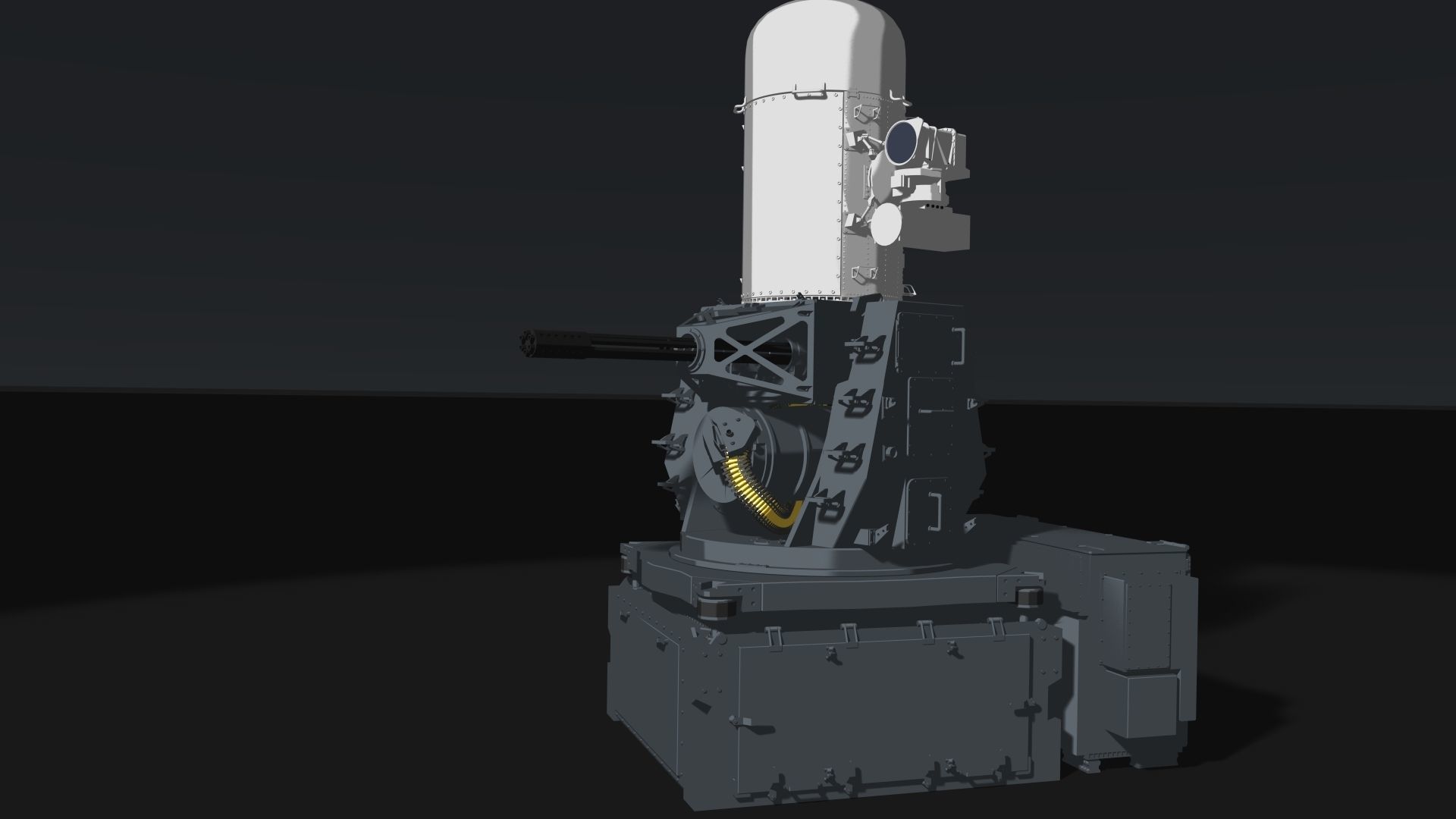 Phalanx CIWS Free 3D model_1
