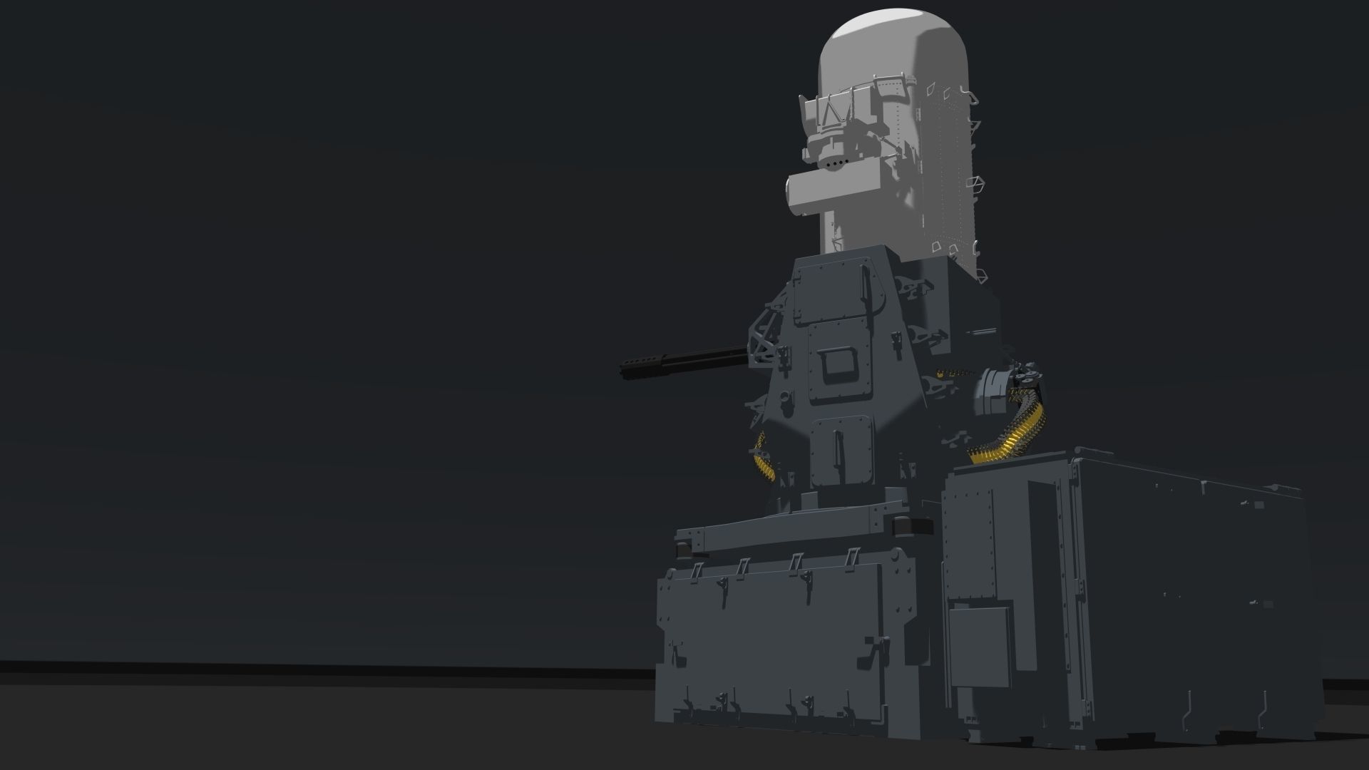 Phalanx CIWS Free 3D model_2