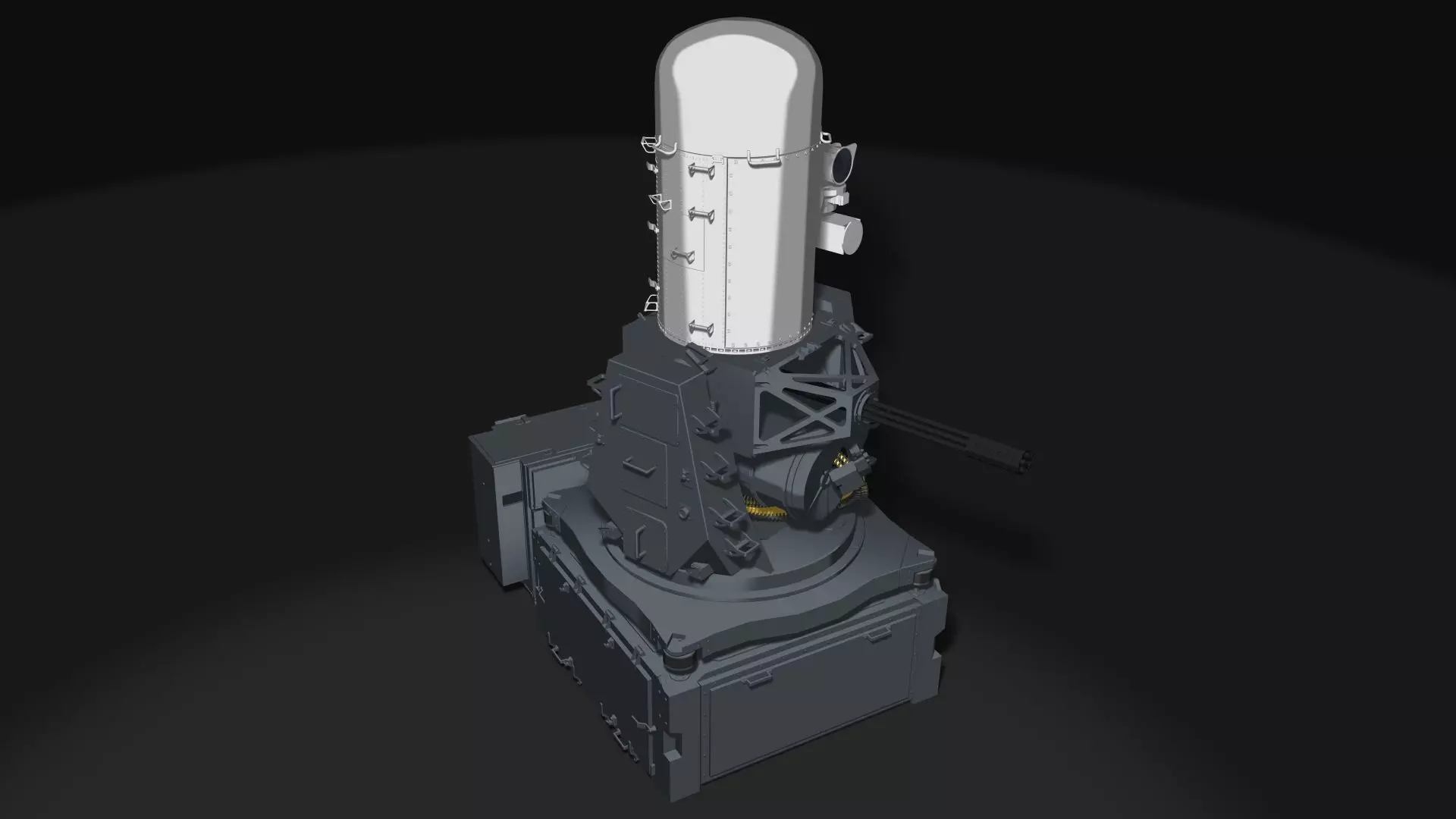 Phalanx CIWS Free 3D model_0