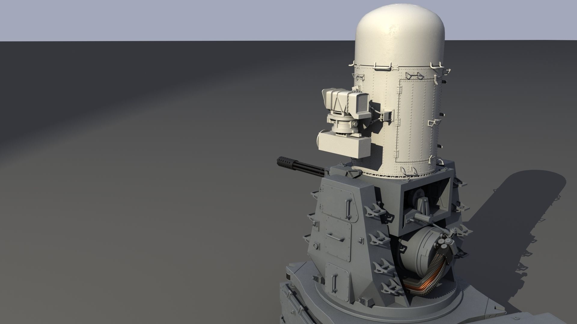 Phalanx CIWS Free 3D model_5