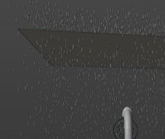 Animation road and rain 3D model_7