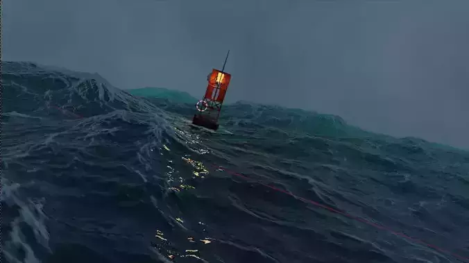 Ocean lighthouse in Free 3D model