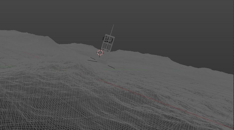 Ocean lighthouse in Free 3D model_2